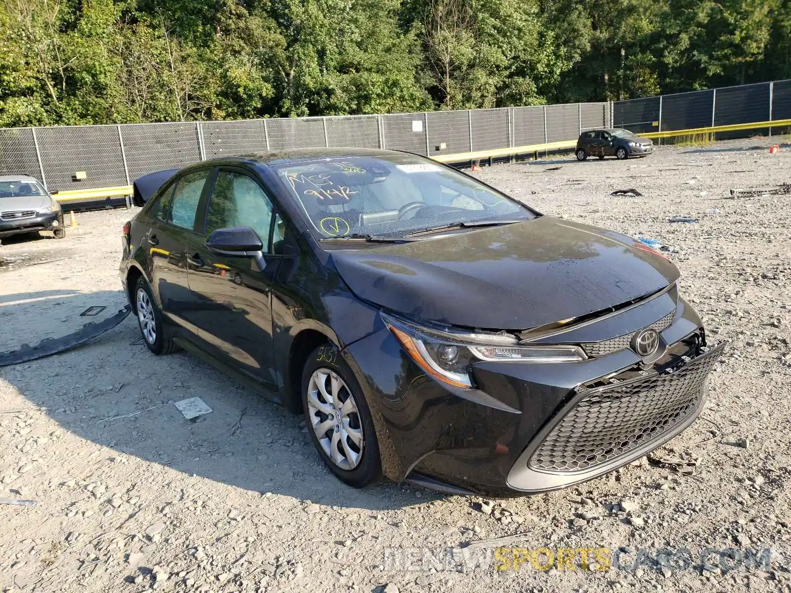 1 Photograph of a damaged car JTDEPRAEXLJ041430 TOYOTA COROLLA 2020