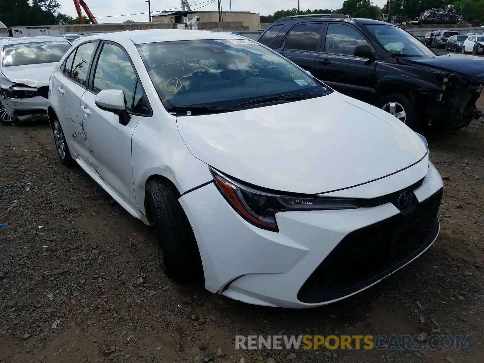 1 Photograph of a damaged car JTDEPRAEXLJ041931 TOYOTA COROLLA 2020