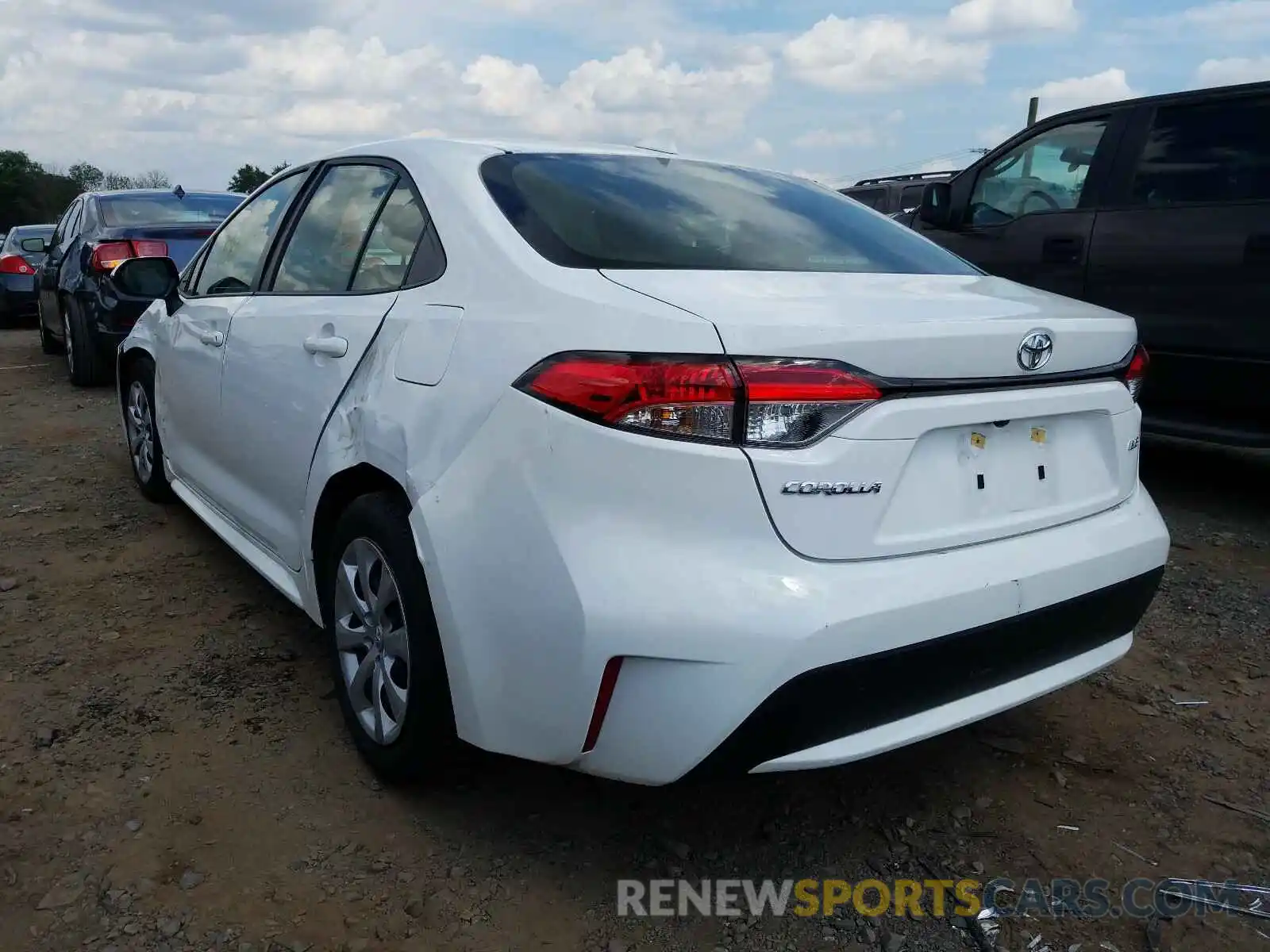 3 Photograph of a damaged car JTDEPRAEXLJ041931 TOYOTA COROLLA 2020