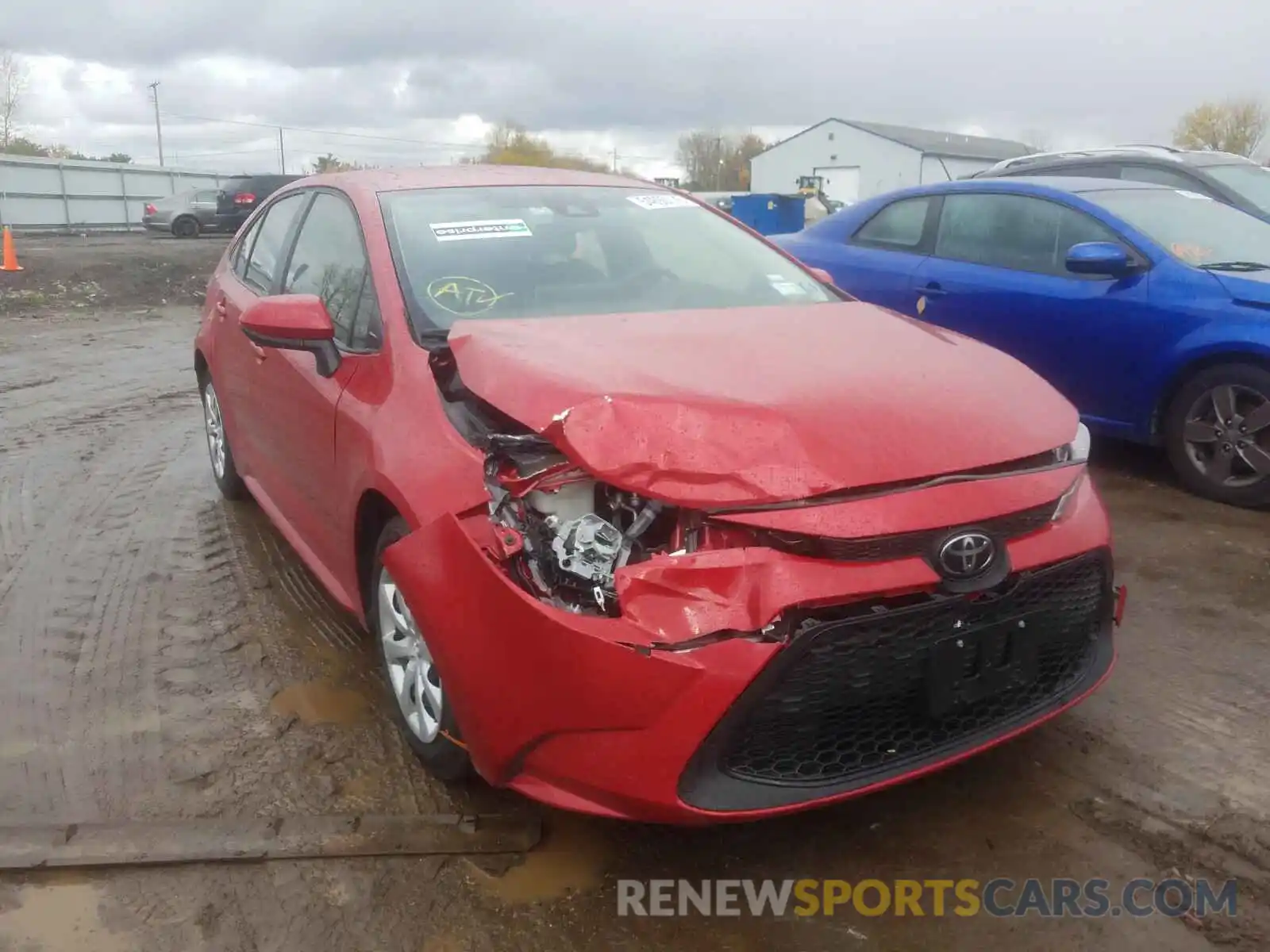 1 Photograph of a damaged car JTDEPRAEXLJ042349 TOYOTA COROLLA 2020