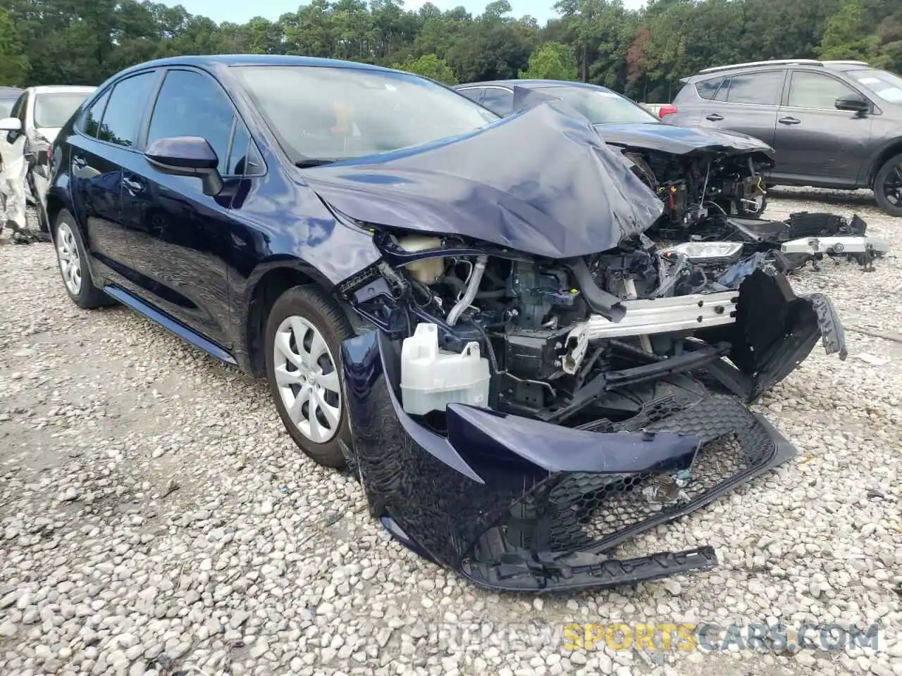 1 Photograph of a damaged car JTDEPRAEXLJ043081 TOYOTA COROLLA 2020