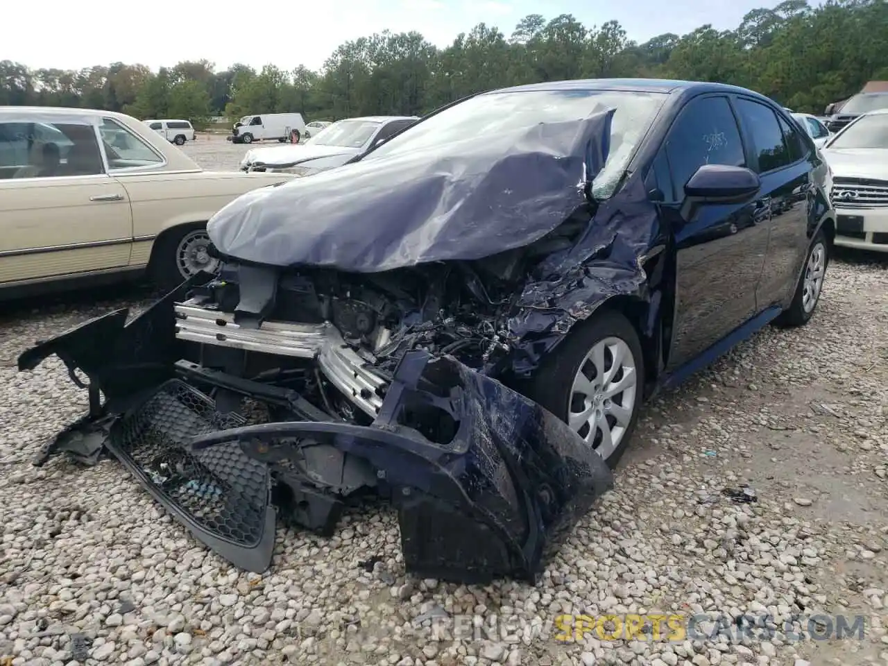 2 Photograph of a damaged car JTDEPRAEXLJ043081 TOYOTA COROLLA 2020