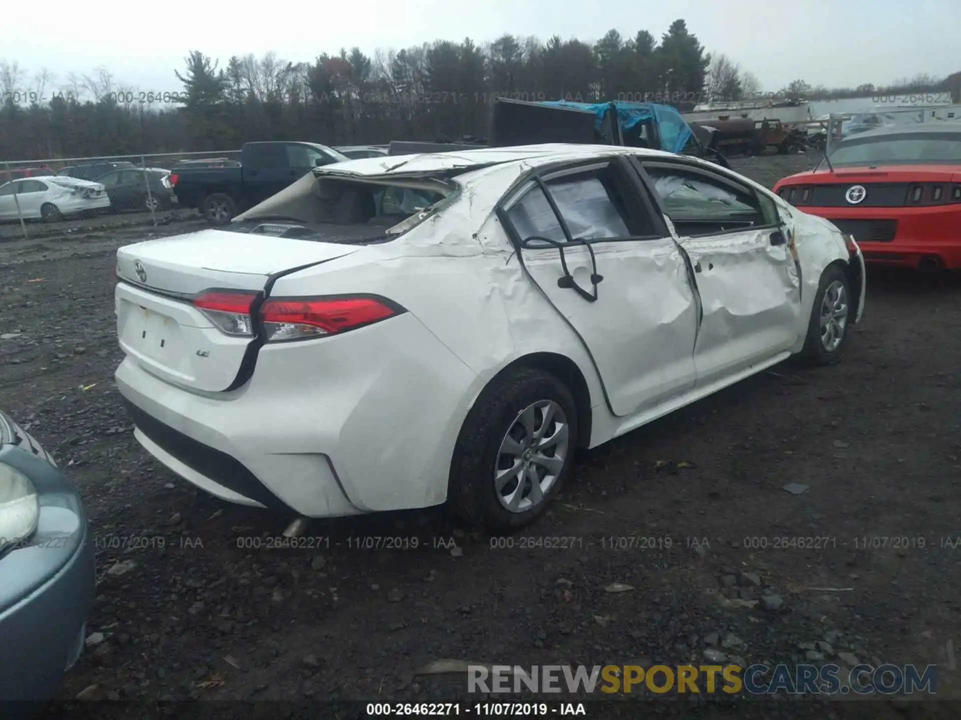 4 Photograph of a damaged car JTDEPRAEXLJ043176 TOYOTA COROLLA 2020