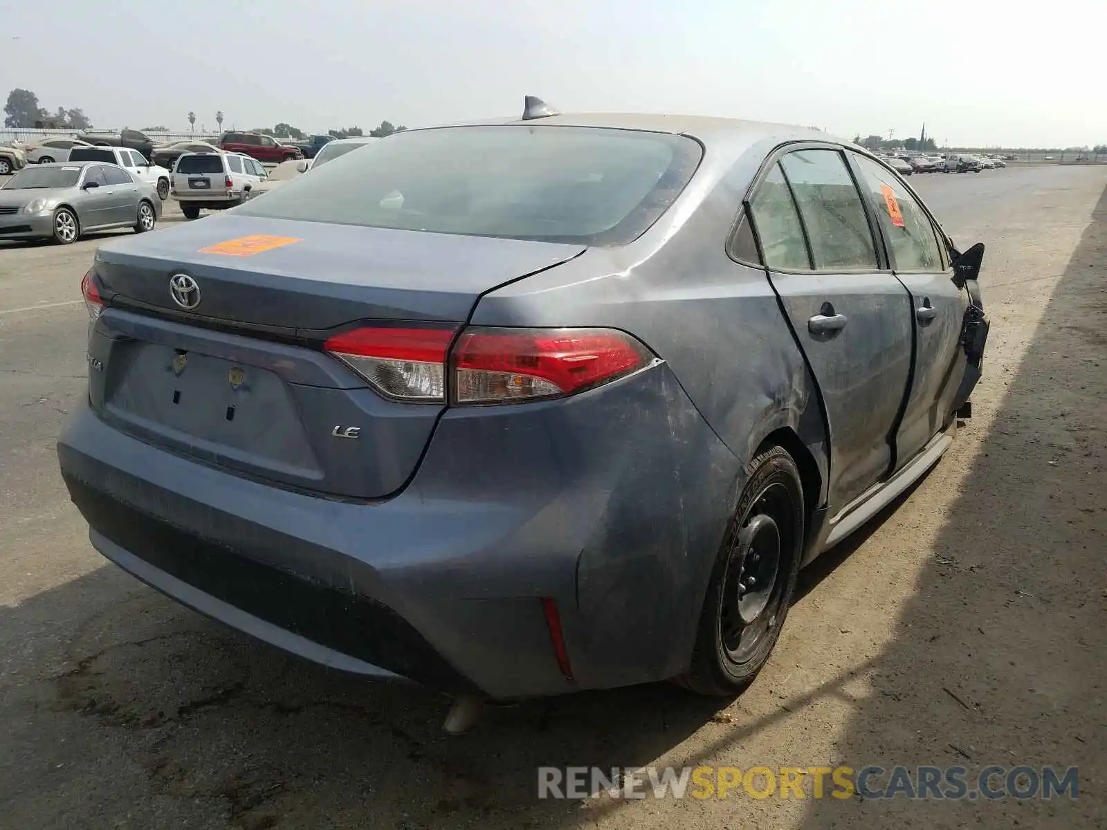 4 Photograph of a damaged car JTDEPRAEXLJ043498 TOYOTA COROLLA 2020