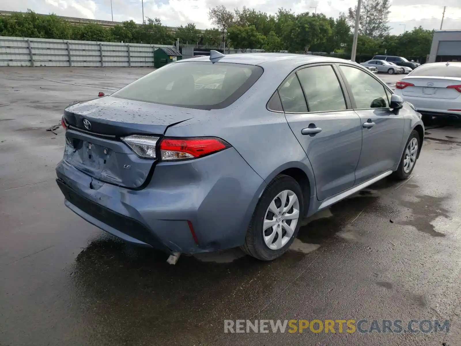 4 Photograph of a damaged car JTDEPRAEXLJ043856 TOYOTA COROLLA 2020