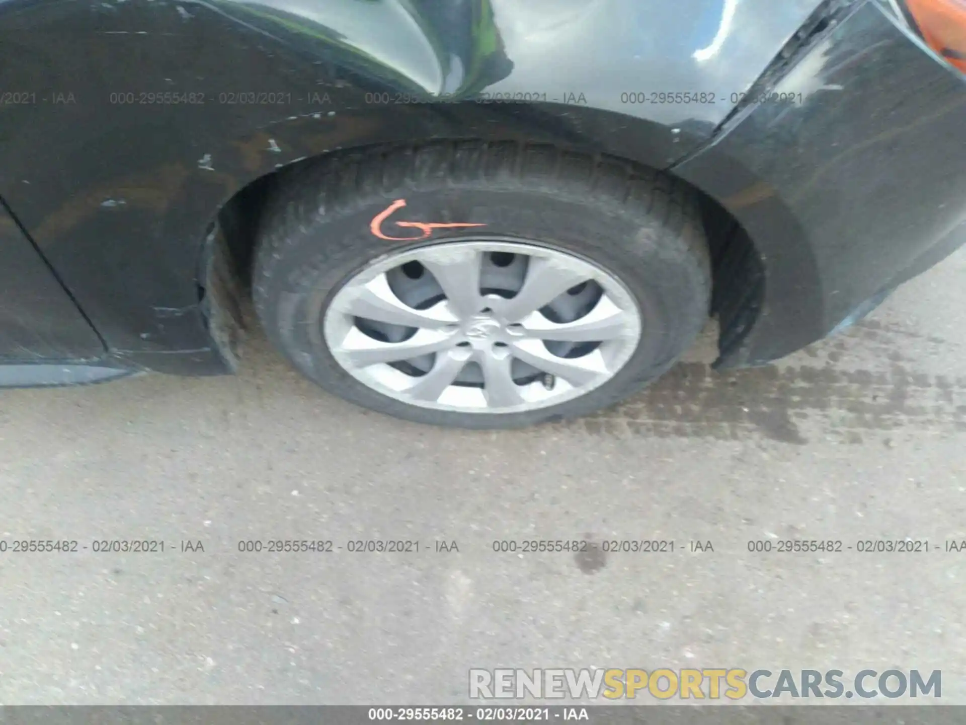 15 Photograph of a damaged car JTDEPRAEXLJ044067 TOYOTA COROLLA 2020