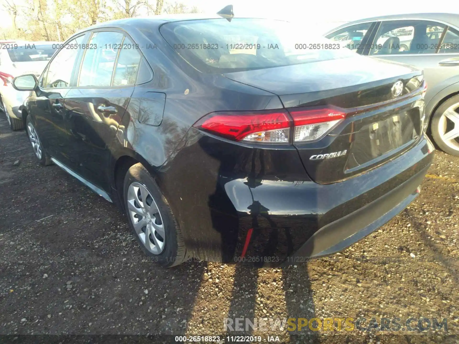 3 Photograph of a damaged car JTDEPRAEXLJ044120 TOYOTA COROLLA 2020