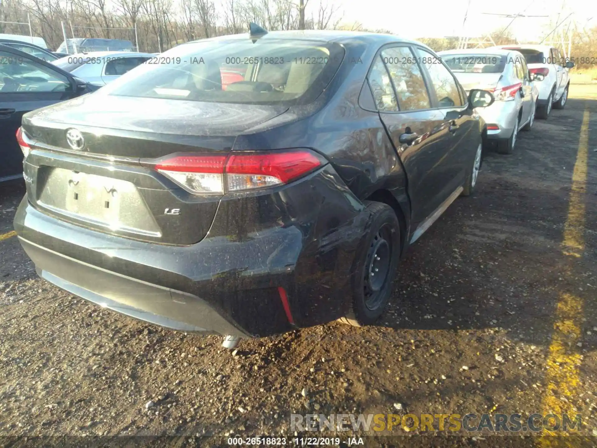 4 Photograph of a damaged car JTDEPRAEXLJ044120 TOYOTA COROLLA 2020