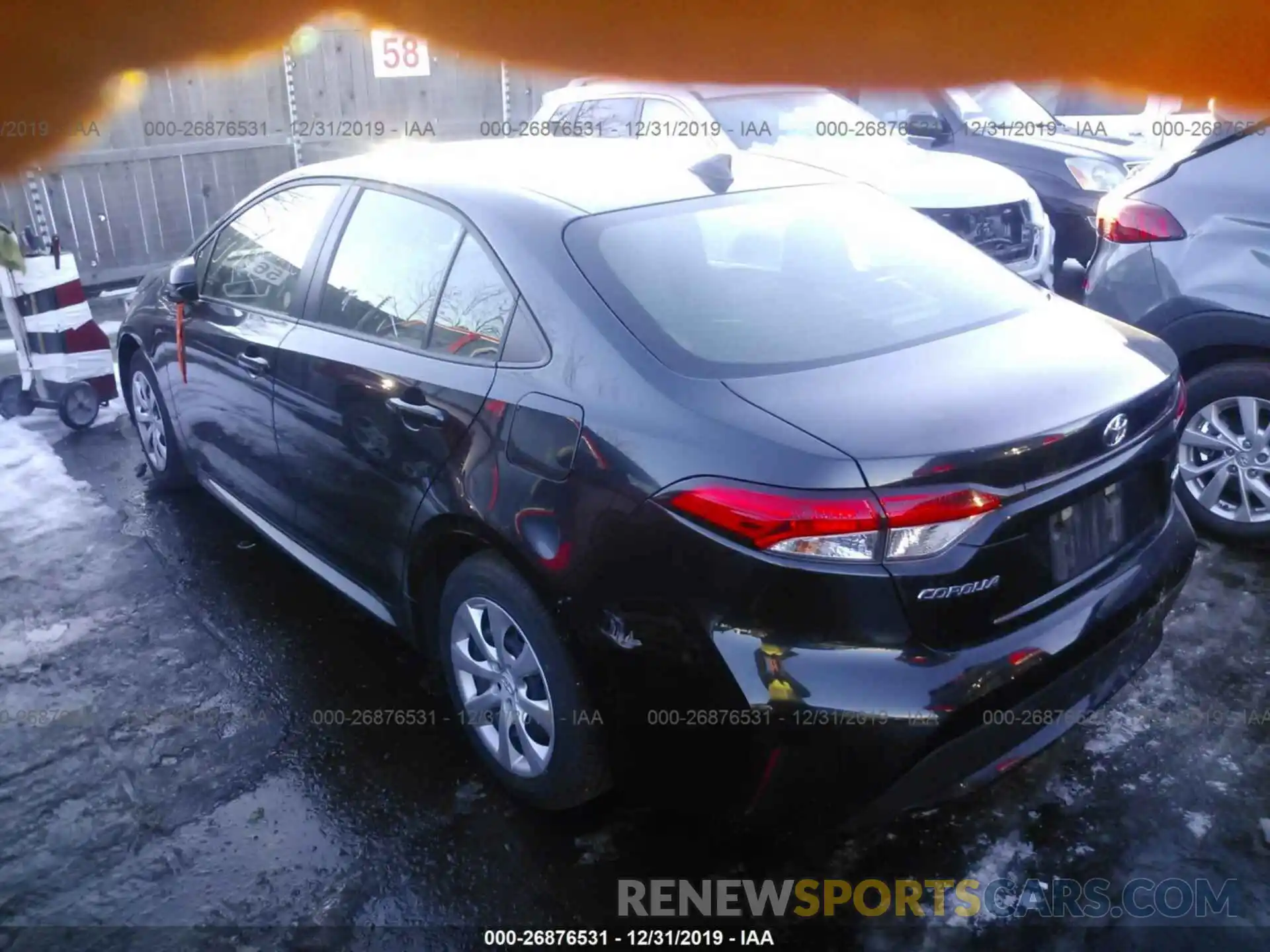 3 Photograph of a damaged car JTDEPRAEXLJ044229 TOYOTA COROLLA 2020