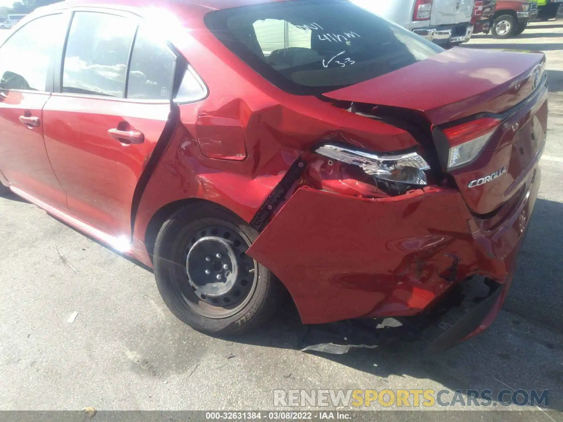 6 Photograph of a damaged car JTDEPRAEXLJ044845 TOYOTA COROLLA 2020