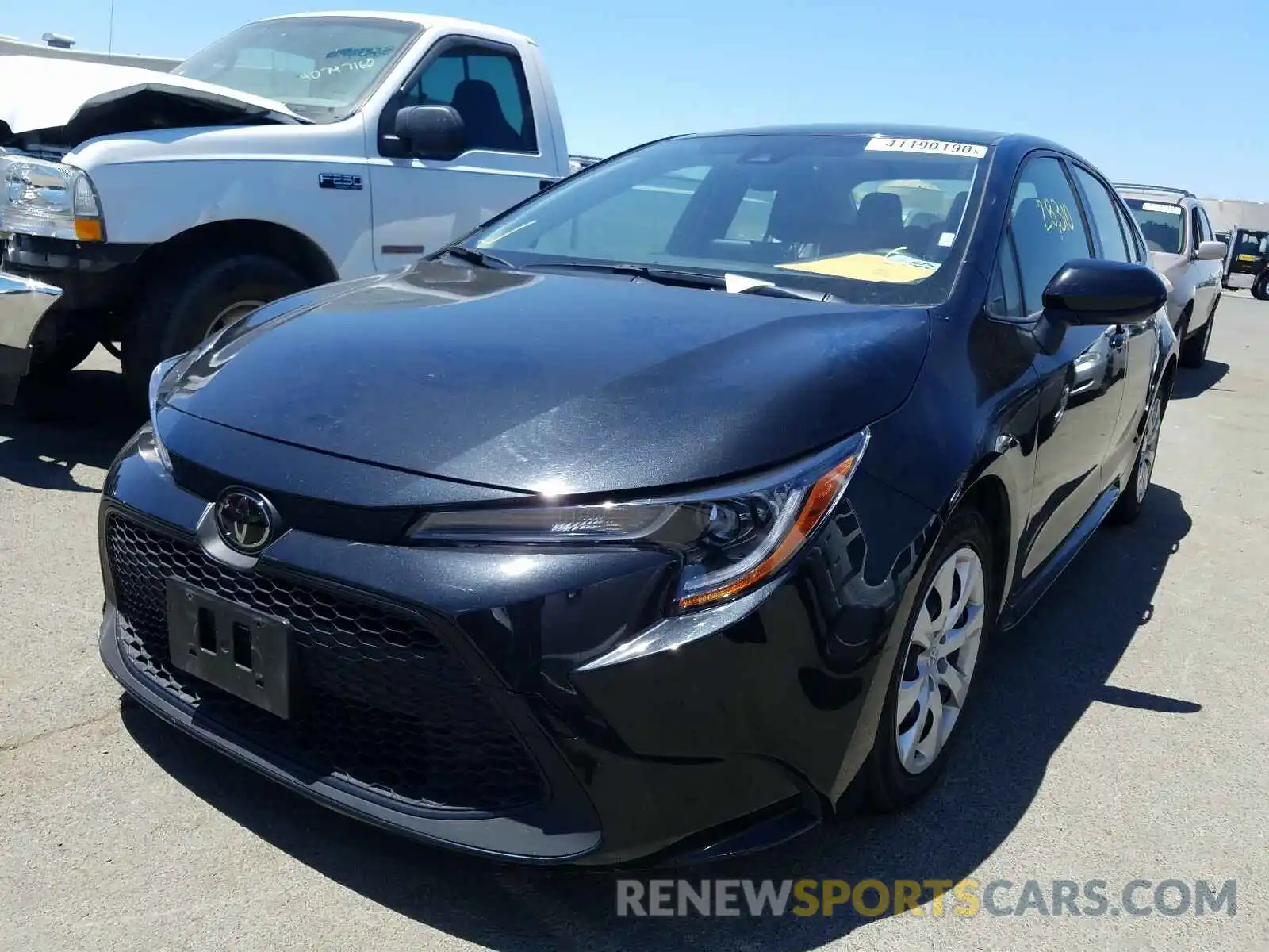 2 Photograph of a damaged car JTDEPRAEXLJ045462 TOYOTA COROLLA 2020