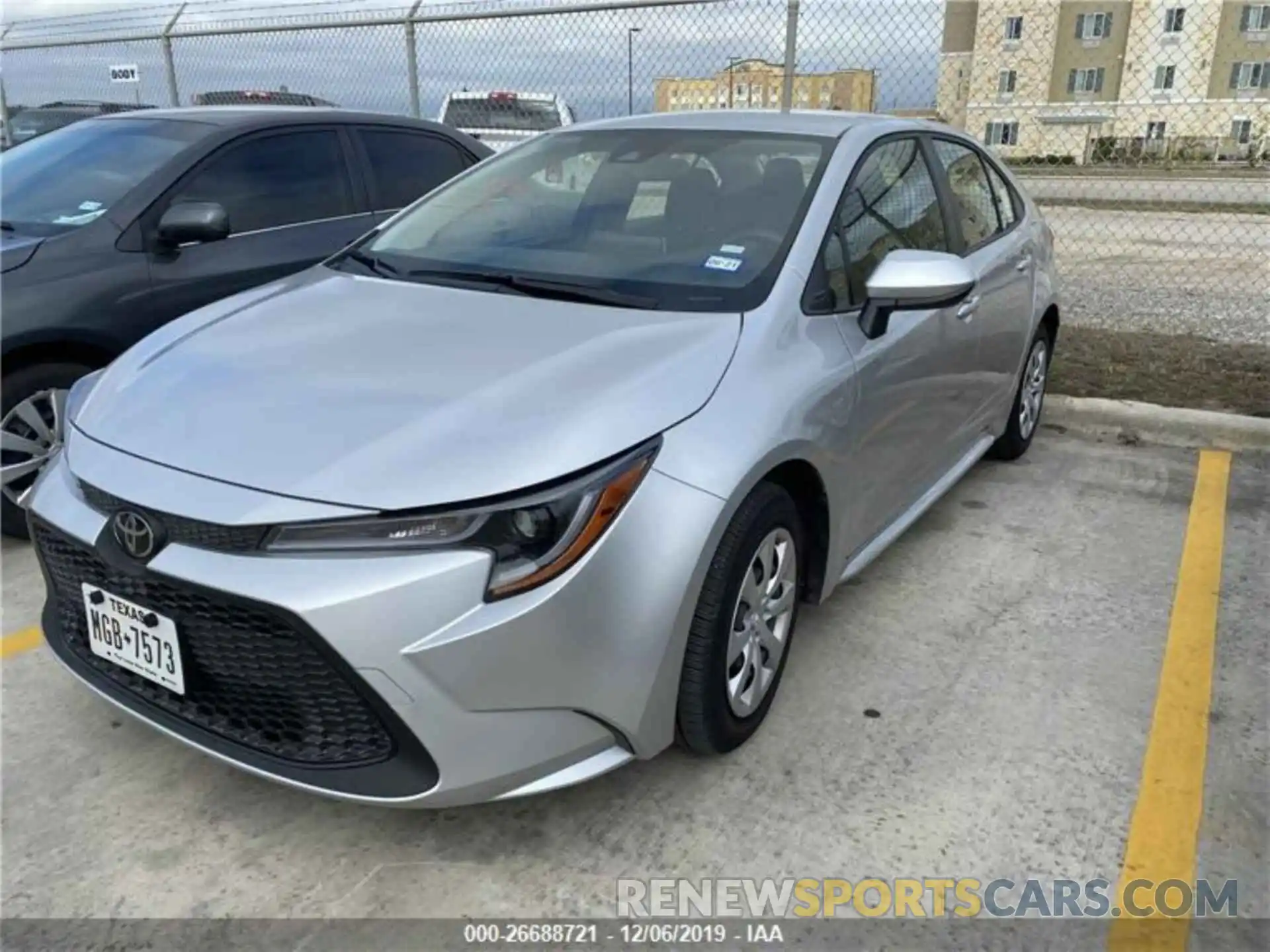 7 Photograph of a damaged car JTDEPRAEXLJ045476 TOYOTA COROLLA 2020