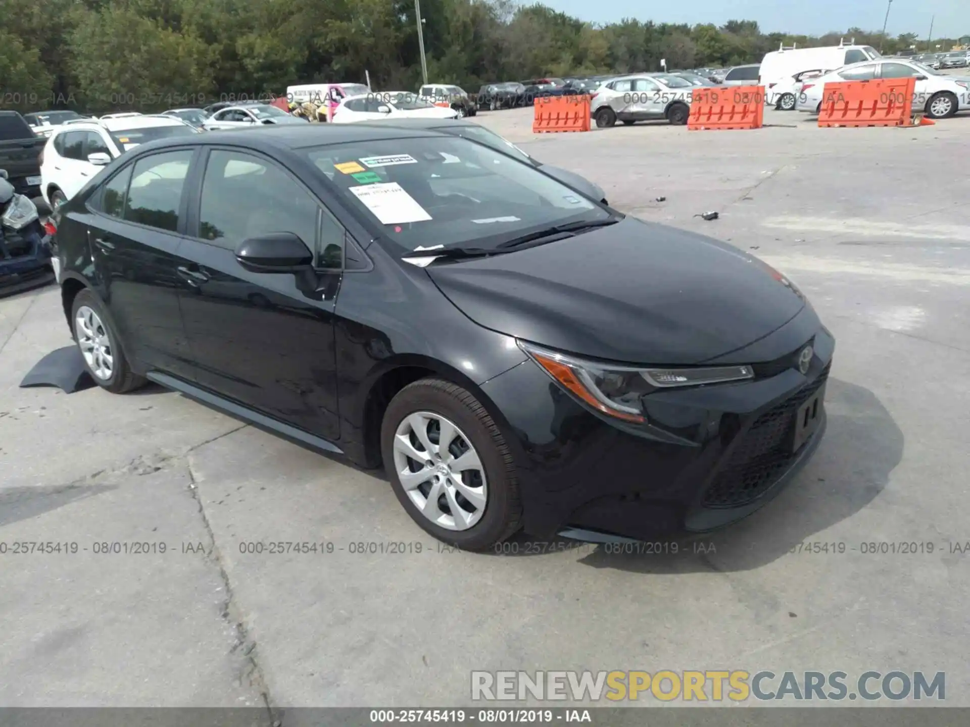 1 Photograph of a damaged car JTDEPRAEXLJ045722 TOYOTA COROLLA 2020