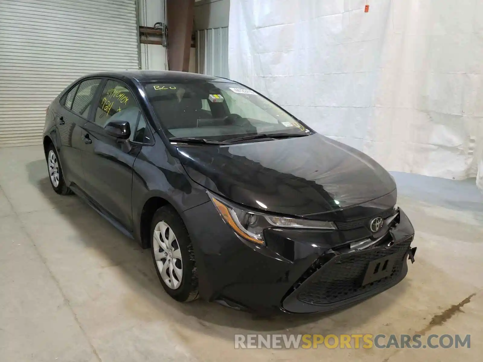 1 Photograph of a damaged car JTDEPRAEXLJ045803 TOYOTA COROLLA 2020