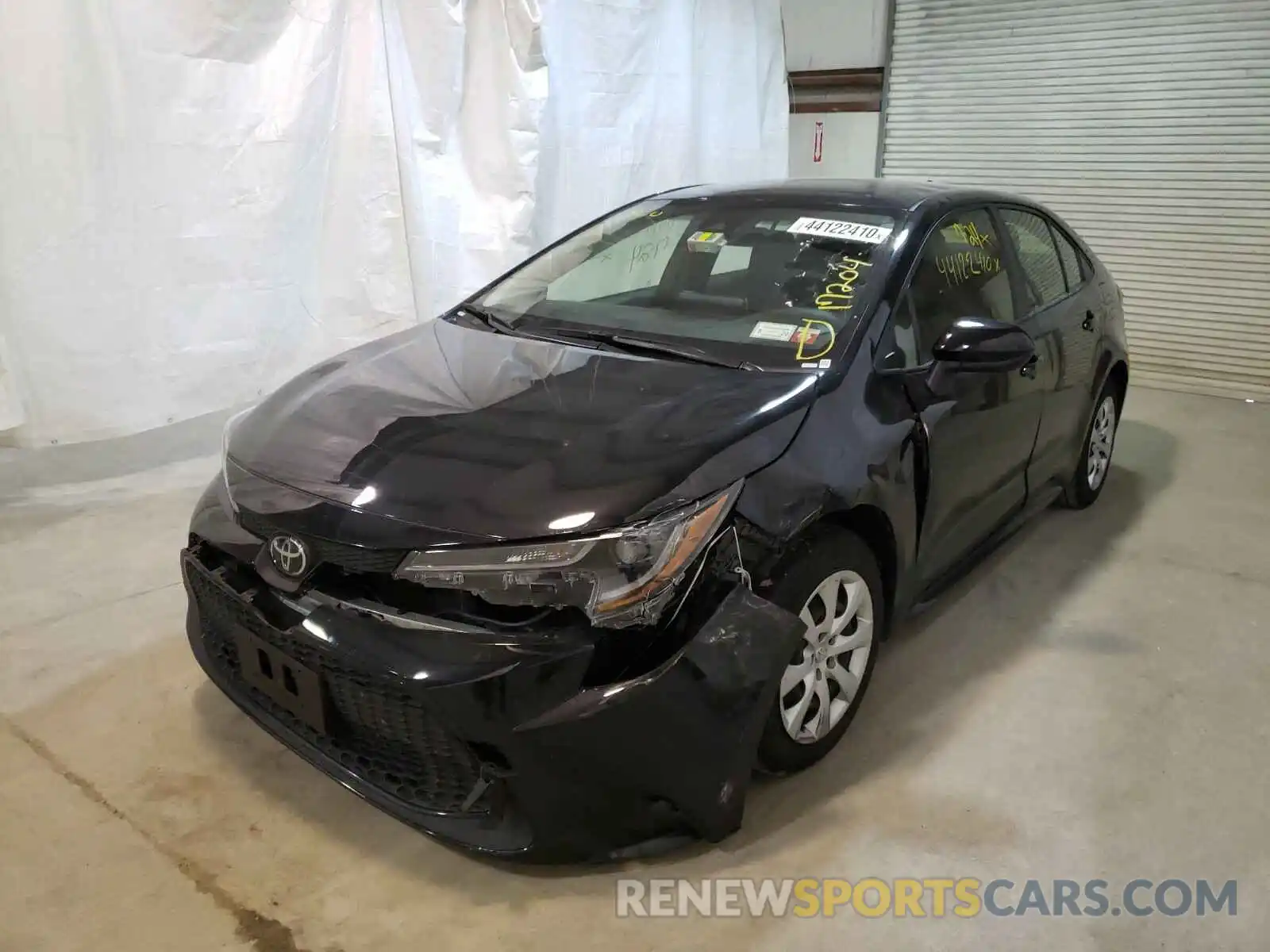 2 Photograph of a damaged car JTDEPRAEXLJ045803 TOYOTA COROLLA 2020