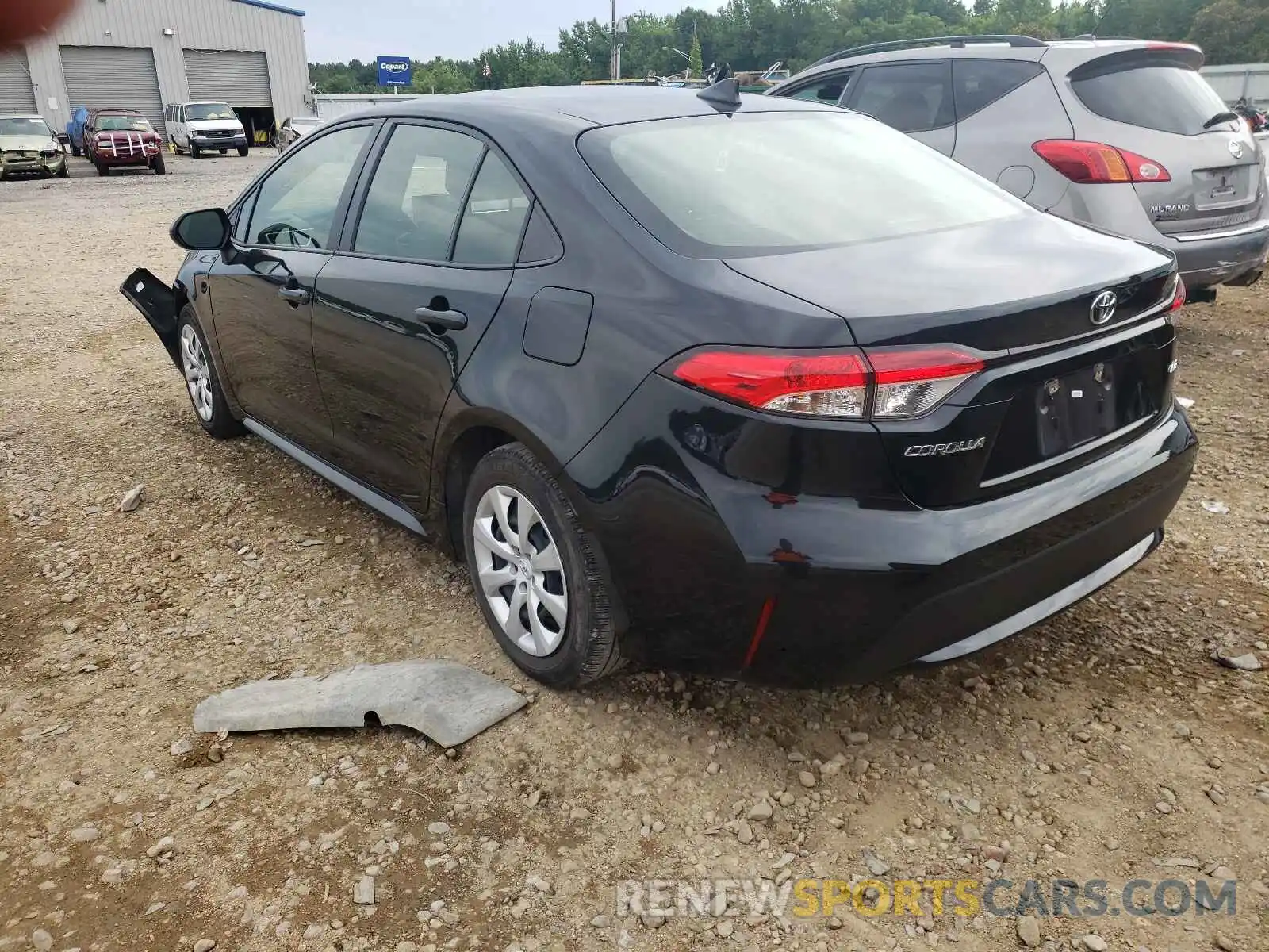 3 Photograph of a damaged car JTDEPRAEXLJ045929 TOYOTA COROLLA 2020