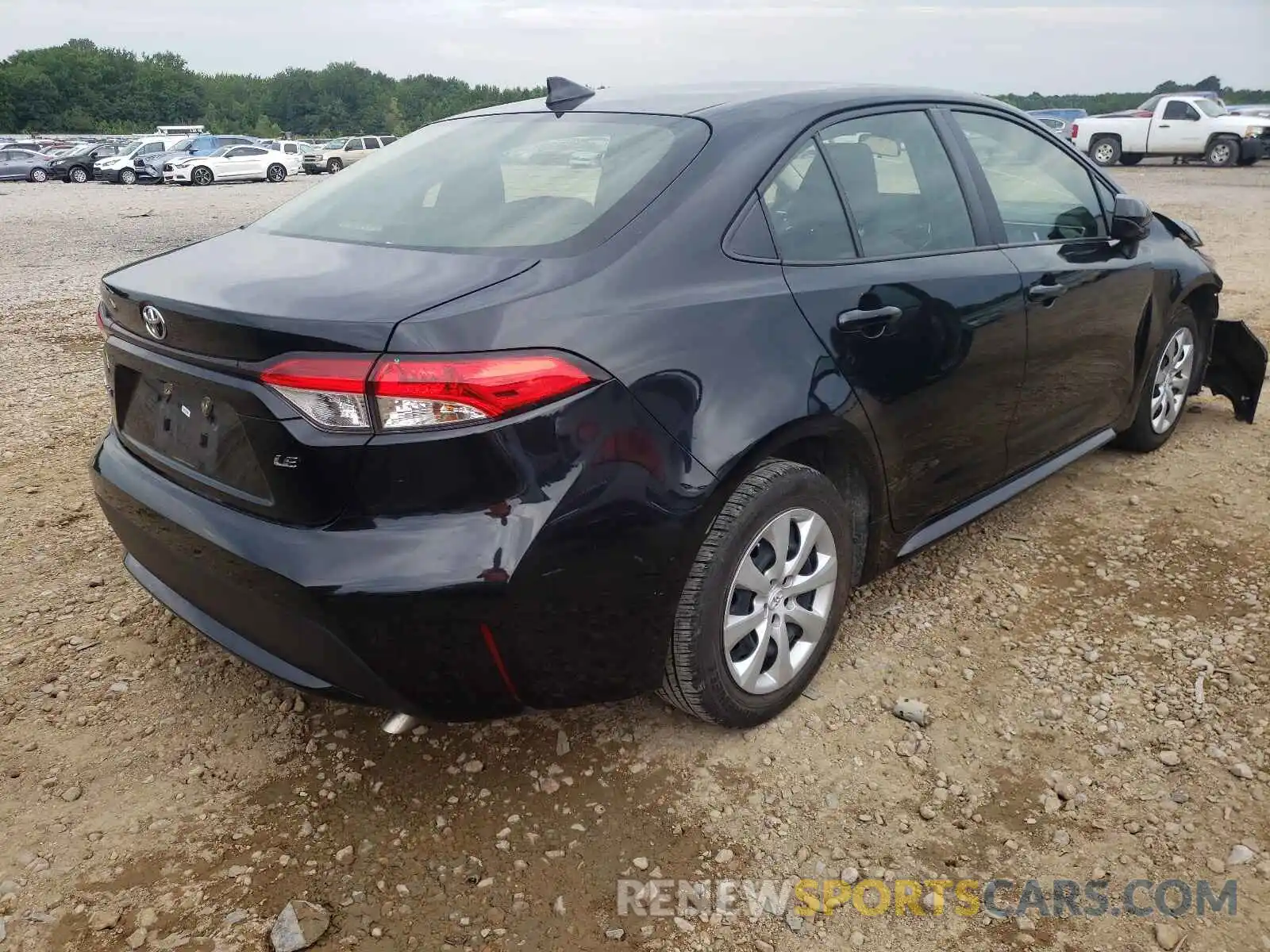 4 Photograph of a damaged car JTDEPRAEXLJ045929 TOYOTA COROLLA 2020