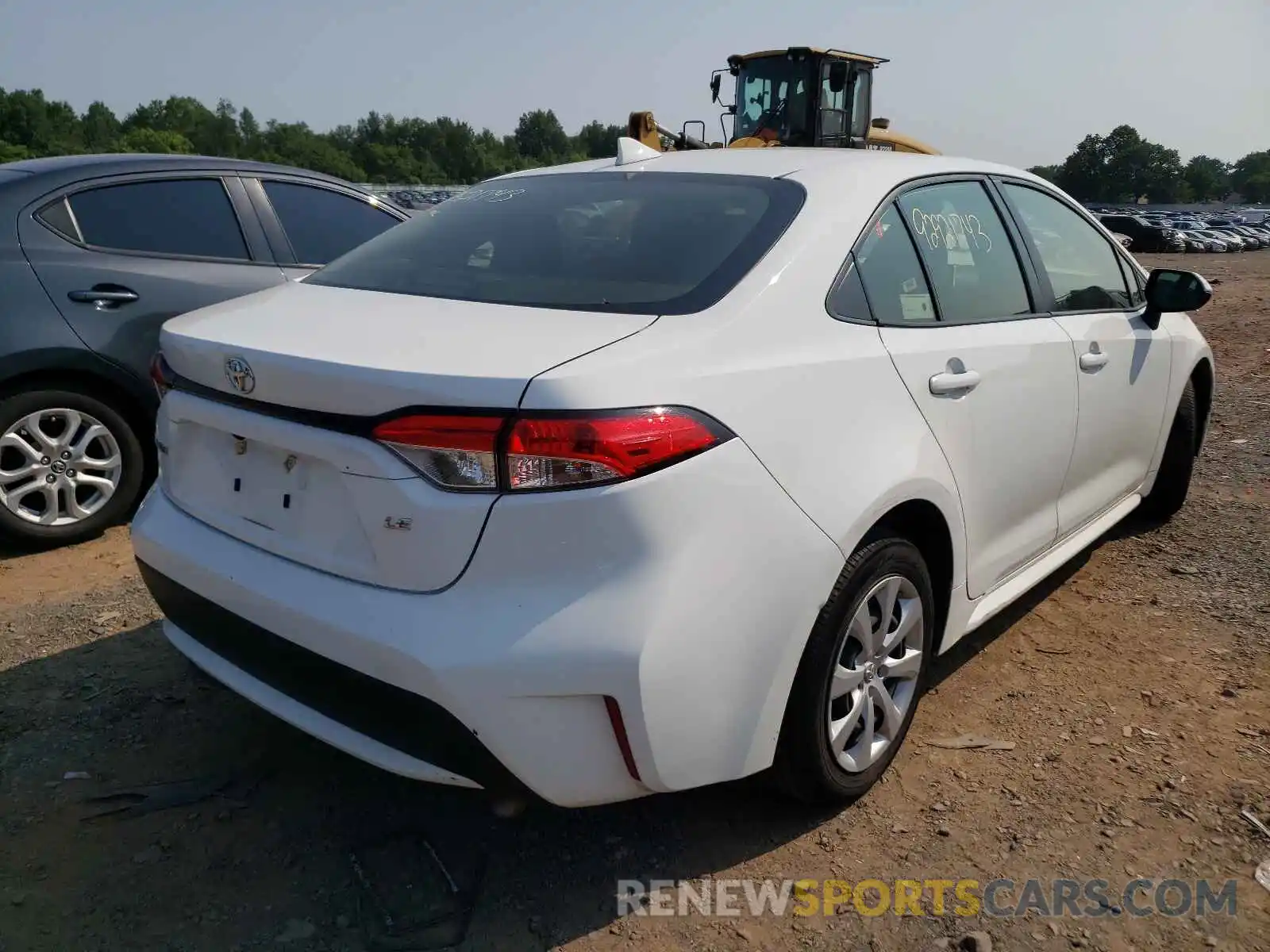 4 Photograph of a damaged car JTDEPRAEXLJ046028 TOYOTA COROLLA 2020