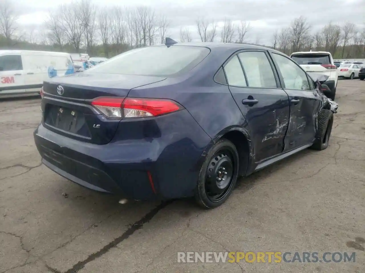 4 Photograph of a damaged car JTDEPRAEXLJ046207 TOYOTA COROLLA 2020