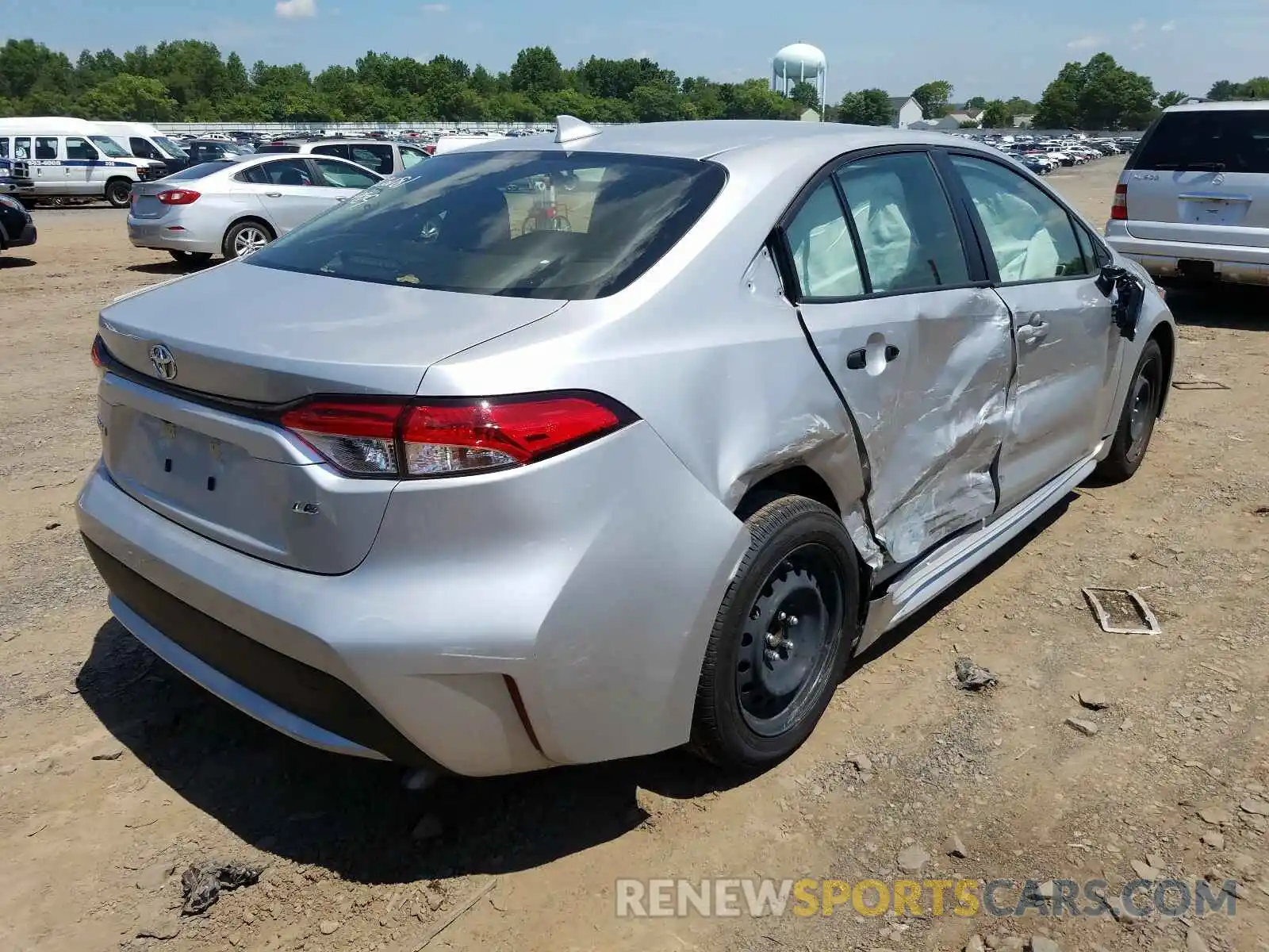 4 Photograph of a damaged car JTDEPRAEXLJ046286 TOYOTA COROLLA 2020