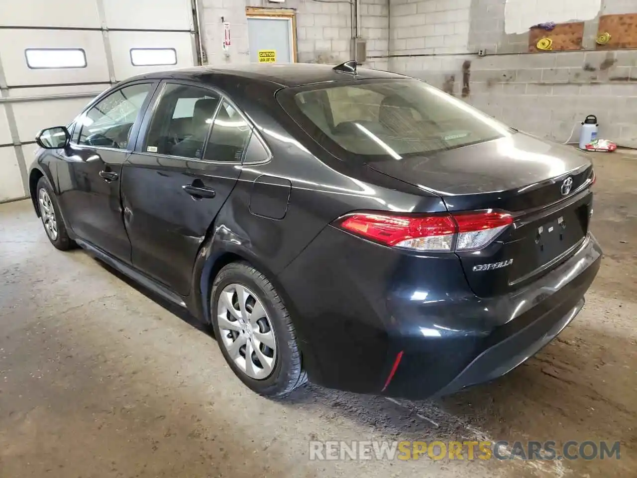 3 Photograph of a damaged car JTDEPRAEXLJ046367 TOYOTA COROLLA 2020