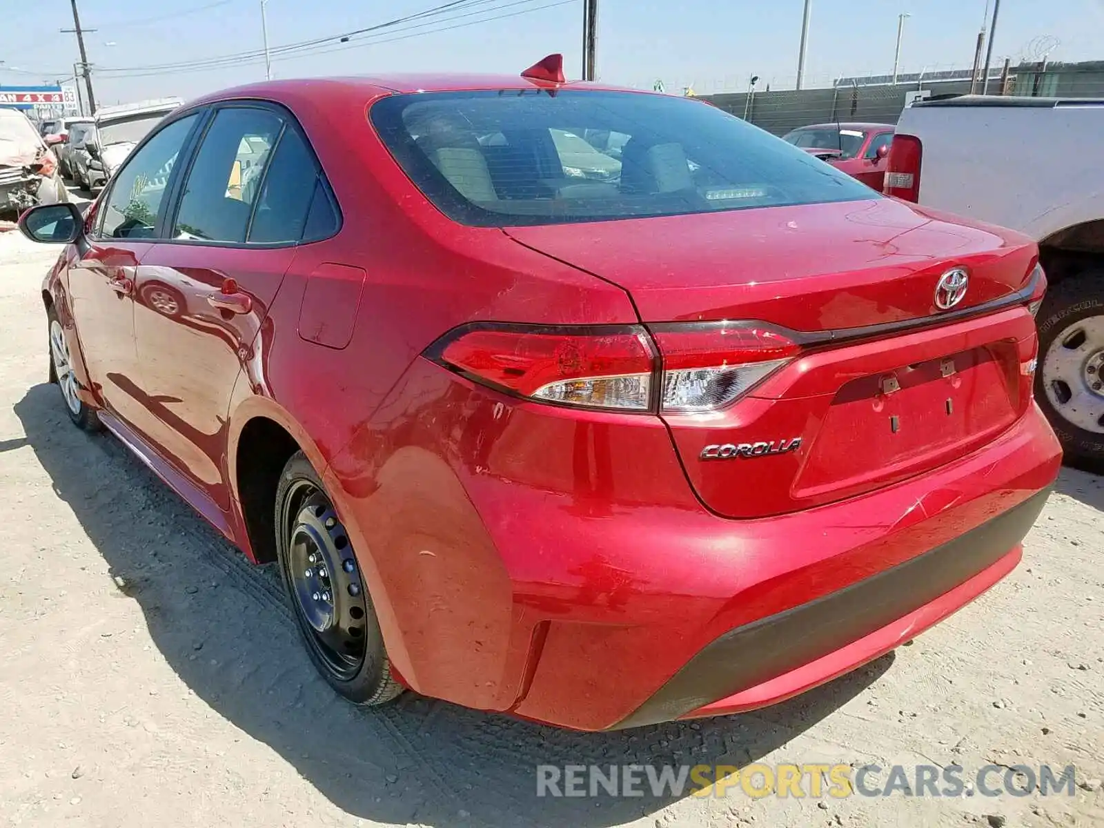 3 Photograph of a damaged car JTDEPRAEXLJ046644 TOYOTA COROLLA 2020