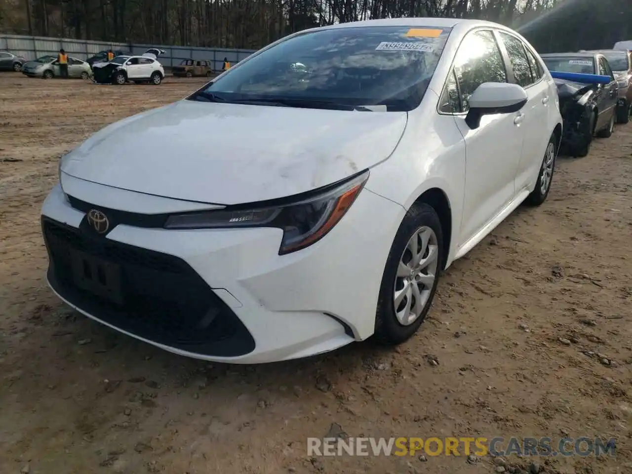 2 Photograph of a damaged car JTDEPRAEXLJ046725 TOYOTA COROLLA 2020