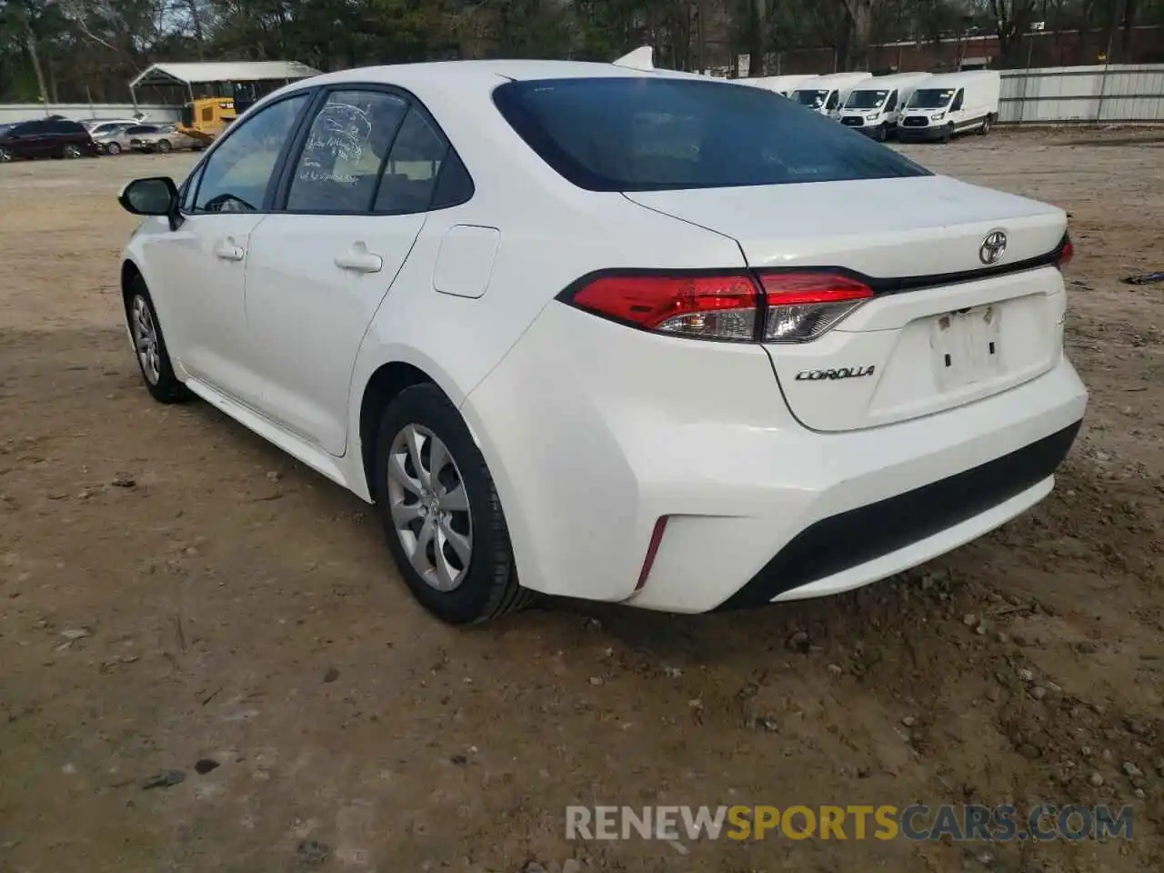 3 Photograph of a damaged car JTDEPRAEXLJ046725 TOYOTA COROLLA 2020