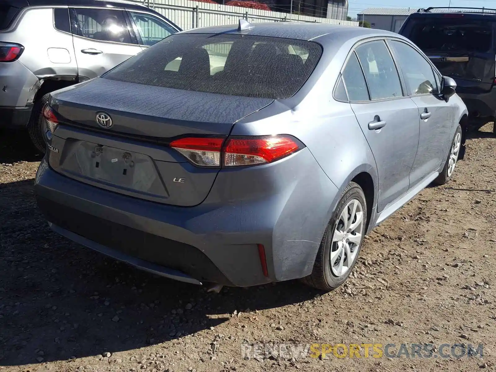 4 Photograph of a damaged car JTDEPRAEXLJ047132 TOYOTA COROLLA 2020