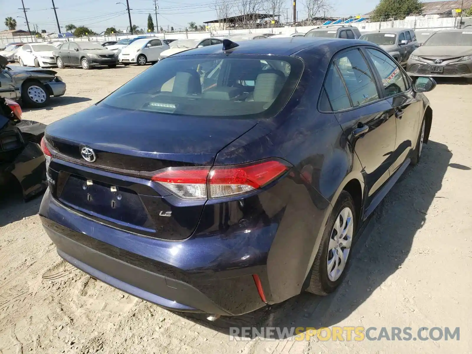 4 Photograph of a damaged car JTDEPRAEXLJ047454 TOYOTA COROLLA 2020