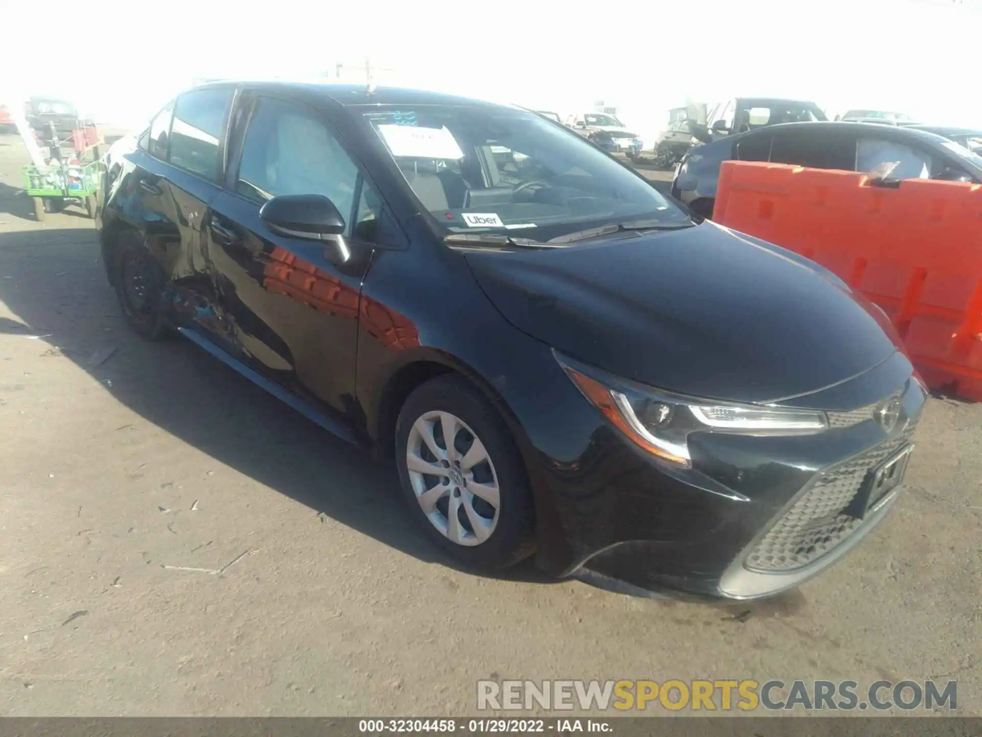 1 Photograph of a damaged car JTDEPRAEXLJ047888 TOYOTA COROLLA 2020