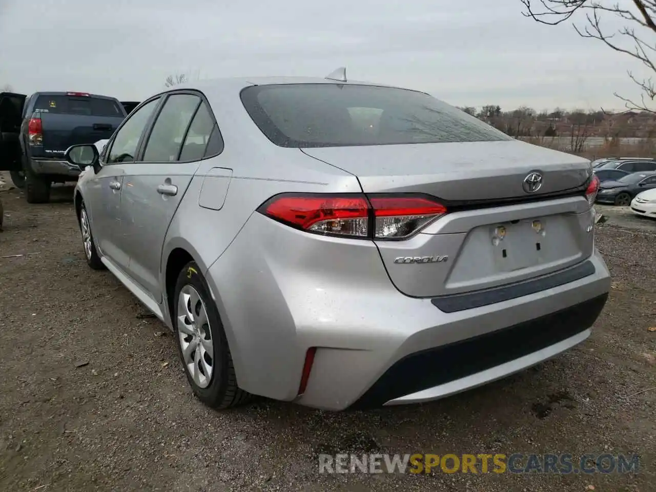 3 Photograph of a damaged car JTDEPRAEXLJ048569 TOYOTA COROLLA 2020