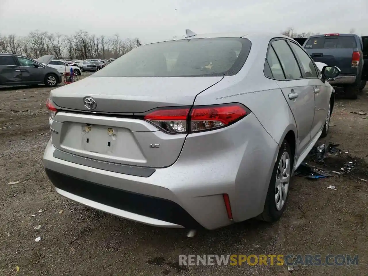 4 Photograph of a damaged car JTDEPRAEXLJ048569 TOYOTA COROLLA 2020