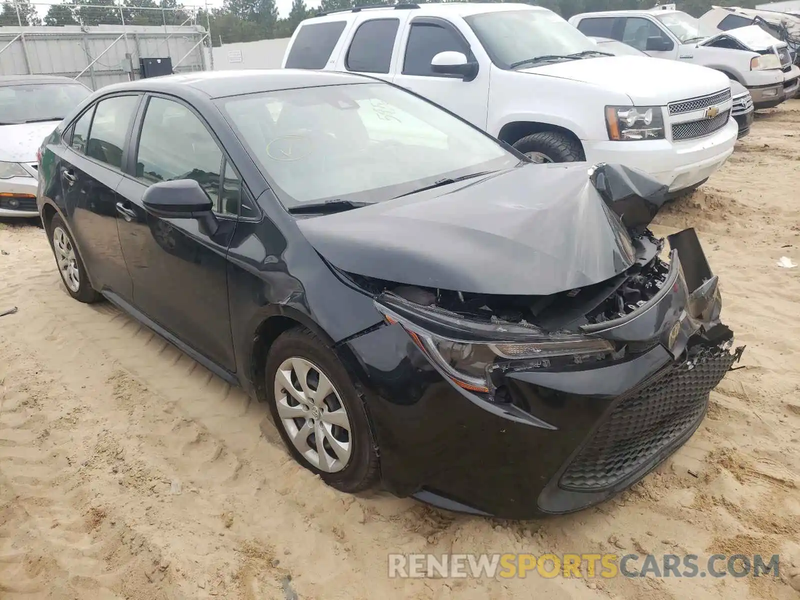 1 Photograph of a damaged car JTDEPRAEXLJ048667 TOYOTA COROLLA 2020