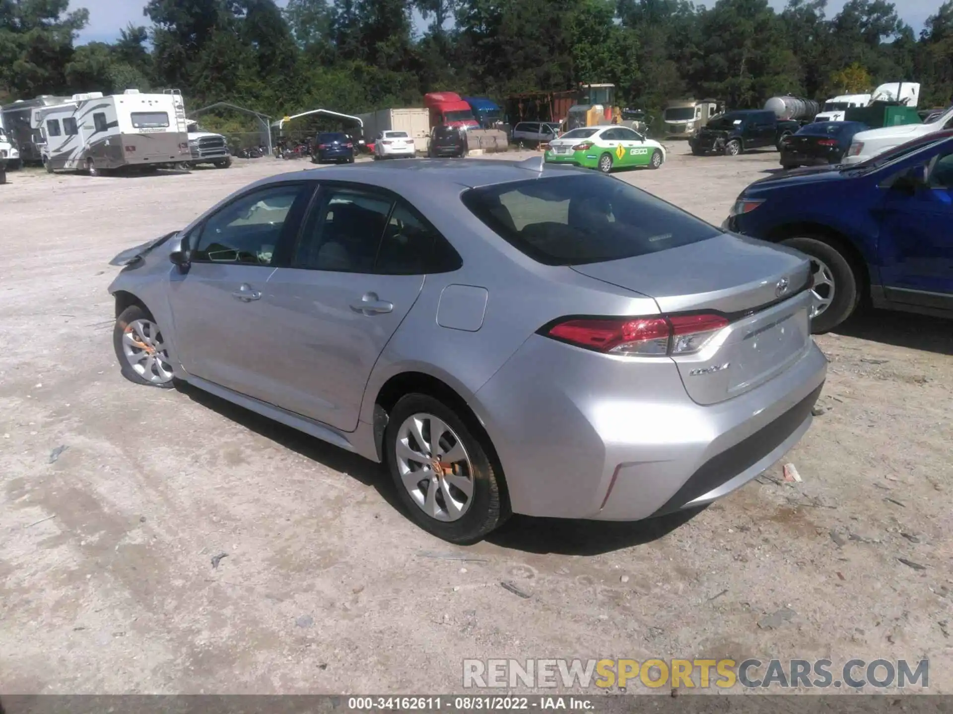 3 Photograph of a damaged car JTDEPRAEXLJ048698 TOYOTA COROLLA 2020