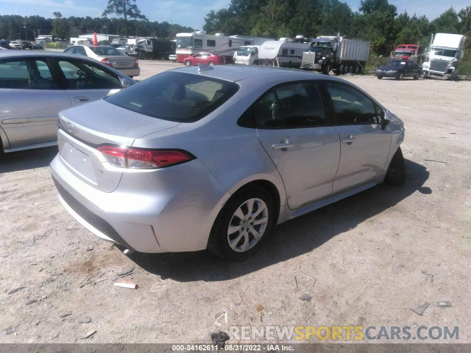 4 Photograph of a damaged car JTDEPRAEXLJ048698 TOYOTA COROLLA 2020