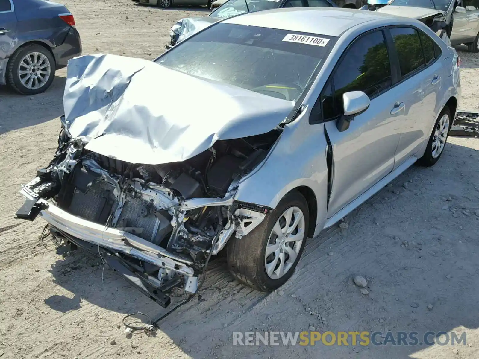 2 Photograph of a damaged car JTDEPRAEXLJ049026 TOYOTA COROLLA 2020