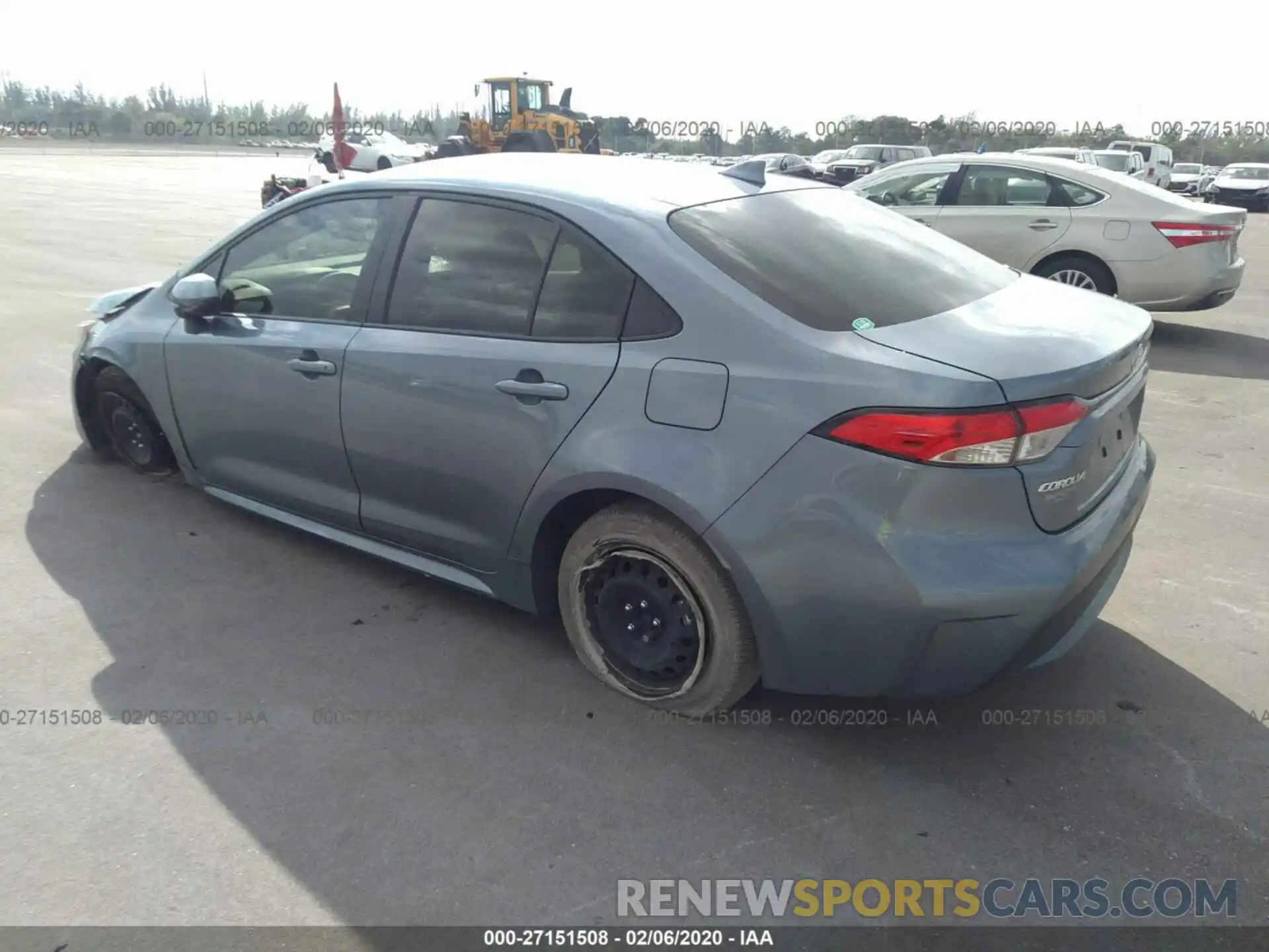 3 Photograph of a damaged car JTDEPRAEXLJ049320 TOYOTA COROLLA 2020