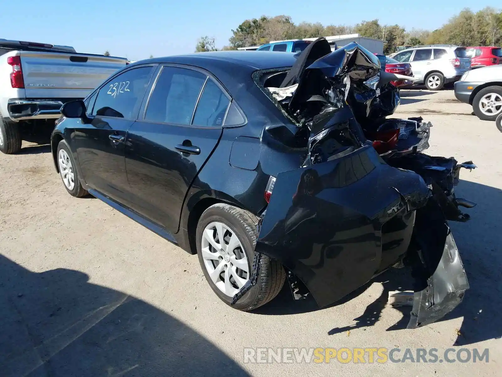 3 Photograph of a damaged car JTDEPRAEXLJ049642 TOYOTA COROLLA 2020