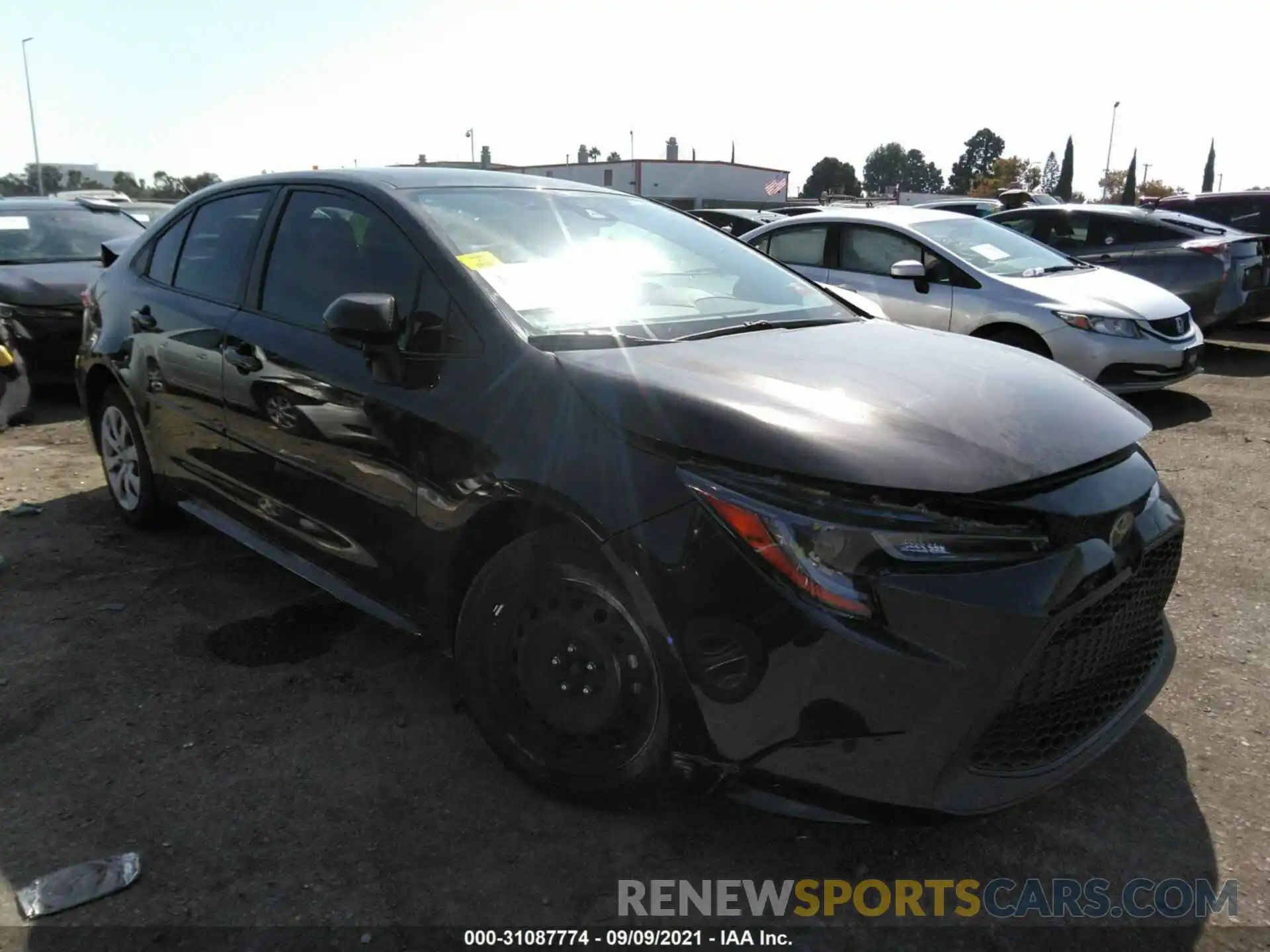 1 Photograph of a damaged car JTDEPRAEXLJ050306 TOYOTA COROLLA 2020