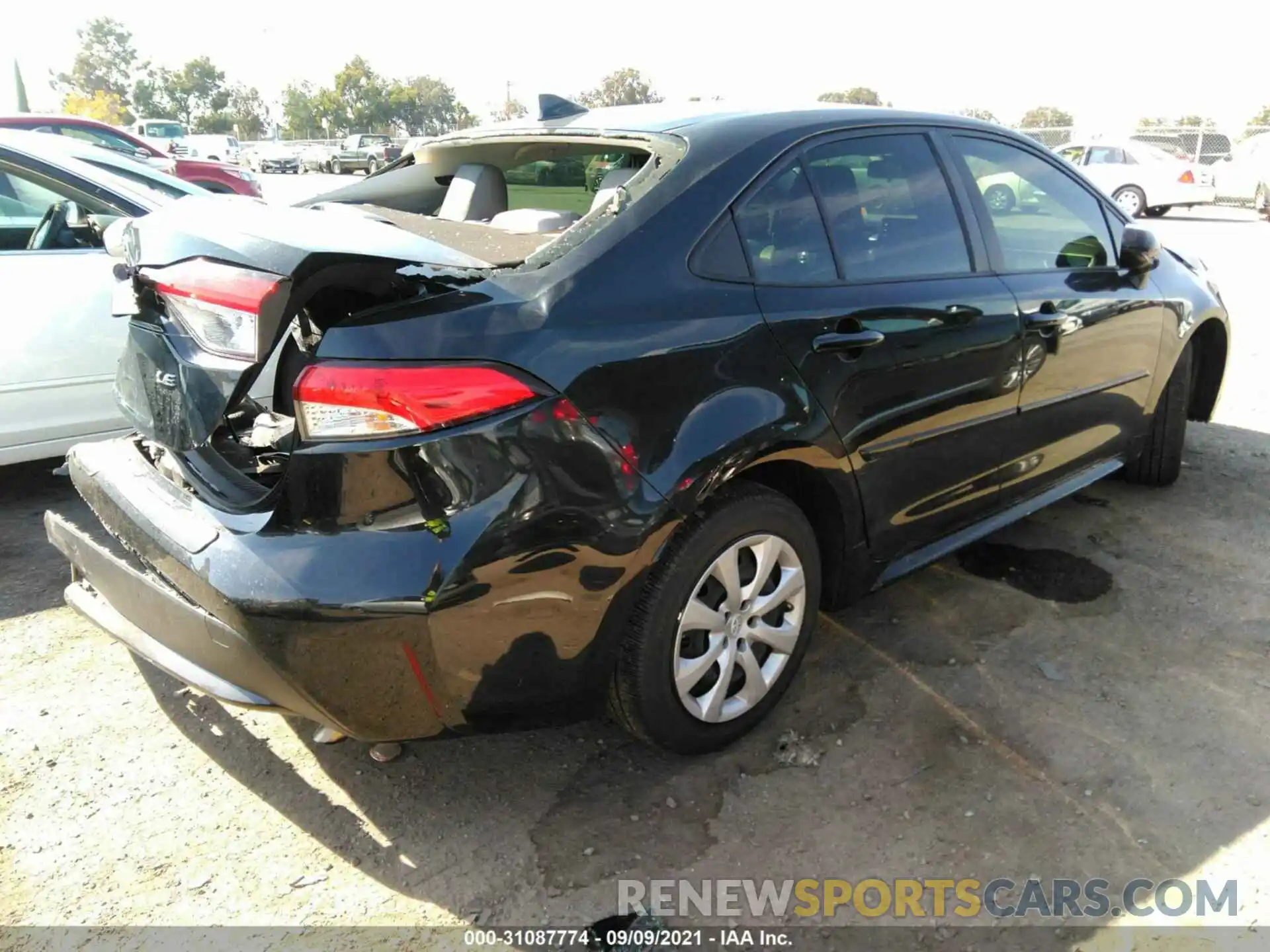 4 Photograph of a damaged car JTDEPRAEXLJ050306 TOYOTA COROLLA 2020