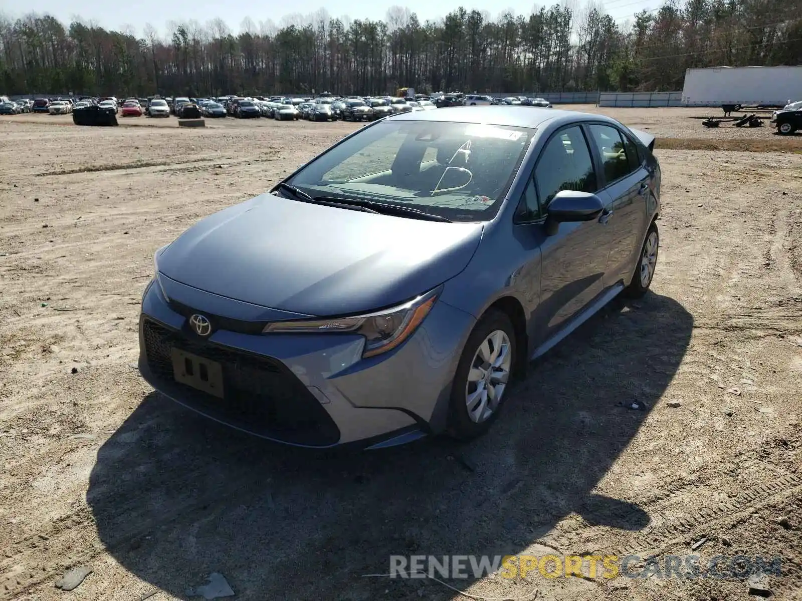 2 Photograph of a damaged car JTDEPRAEXLJ050578 TOYOTA COROLLA 2020