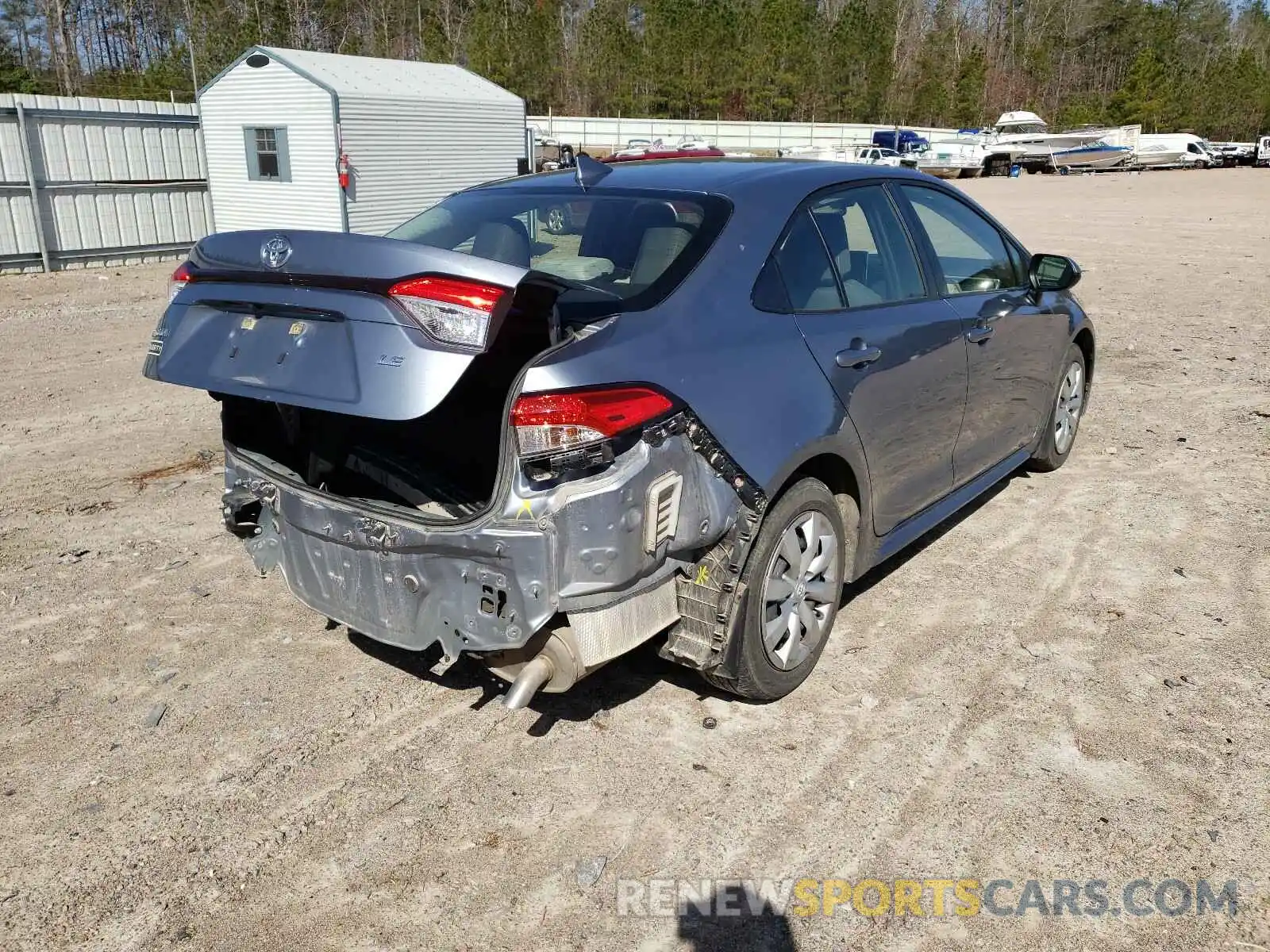 4 Photograph of a damaged car JTDEPRAEXLJ050578 TOYOTA COROLLA 2020