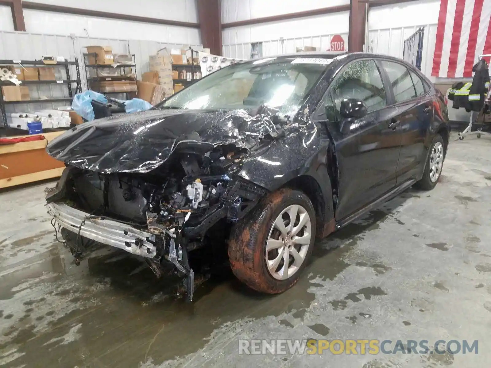 2 Photograph of a damaged car JTDEPRAEXLJ050676 TOYOTA COROLLA 2020