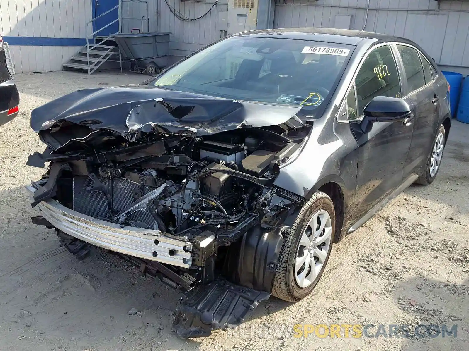 2 Photograph of a damaged car JTDEPRAEXLJ050953 TOYOTA COROLLA 2020