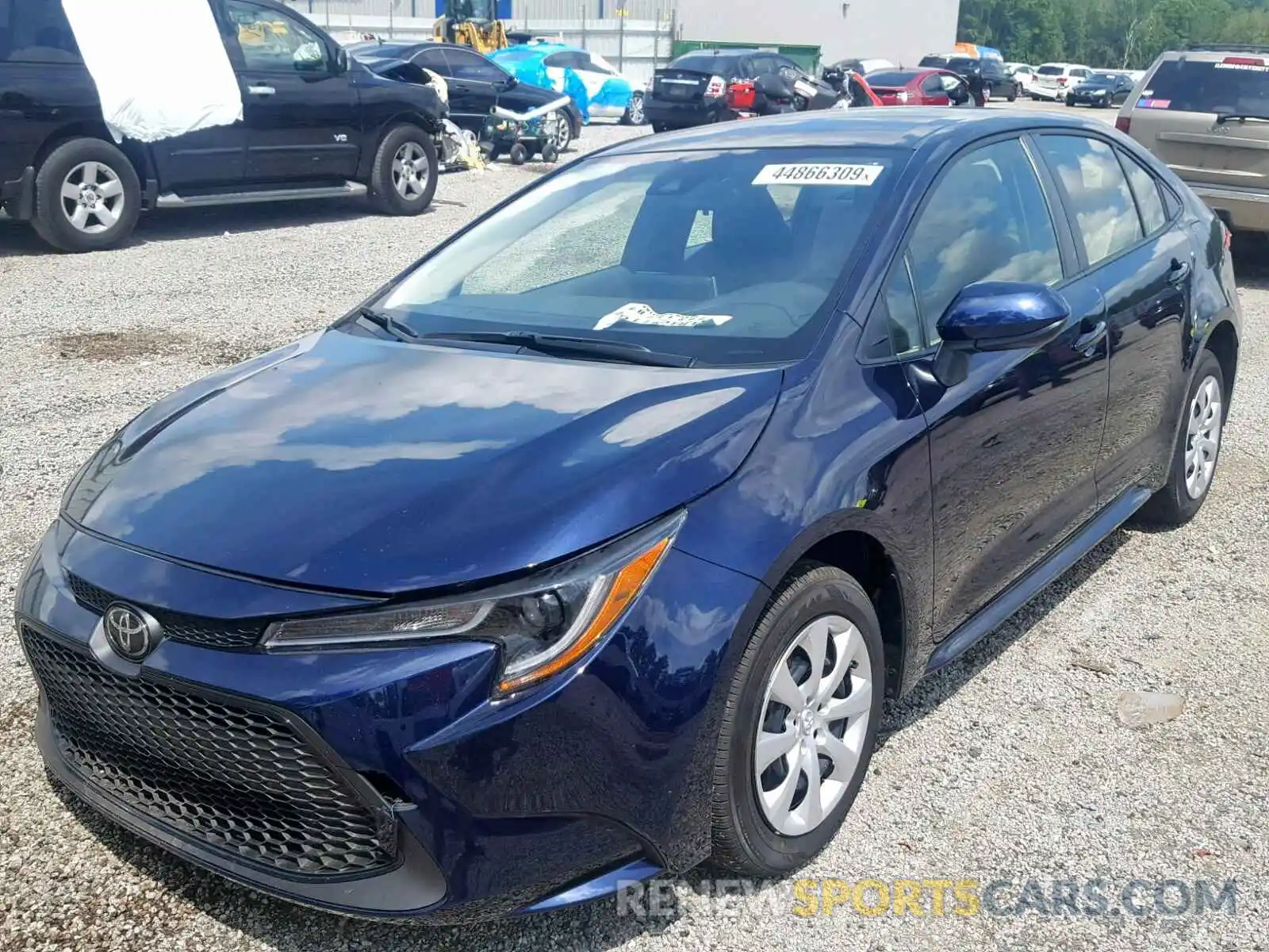 2 Photograph of a damaged car JTDEPRAEXLJ051083 TOYOTA COROLLA 2020