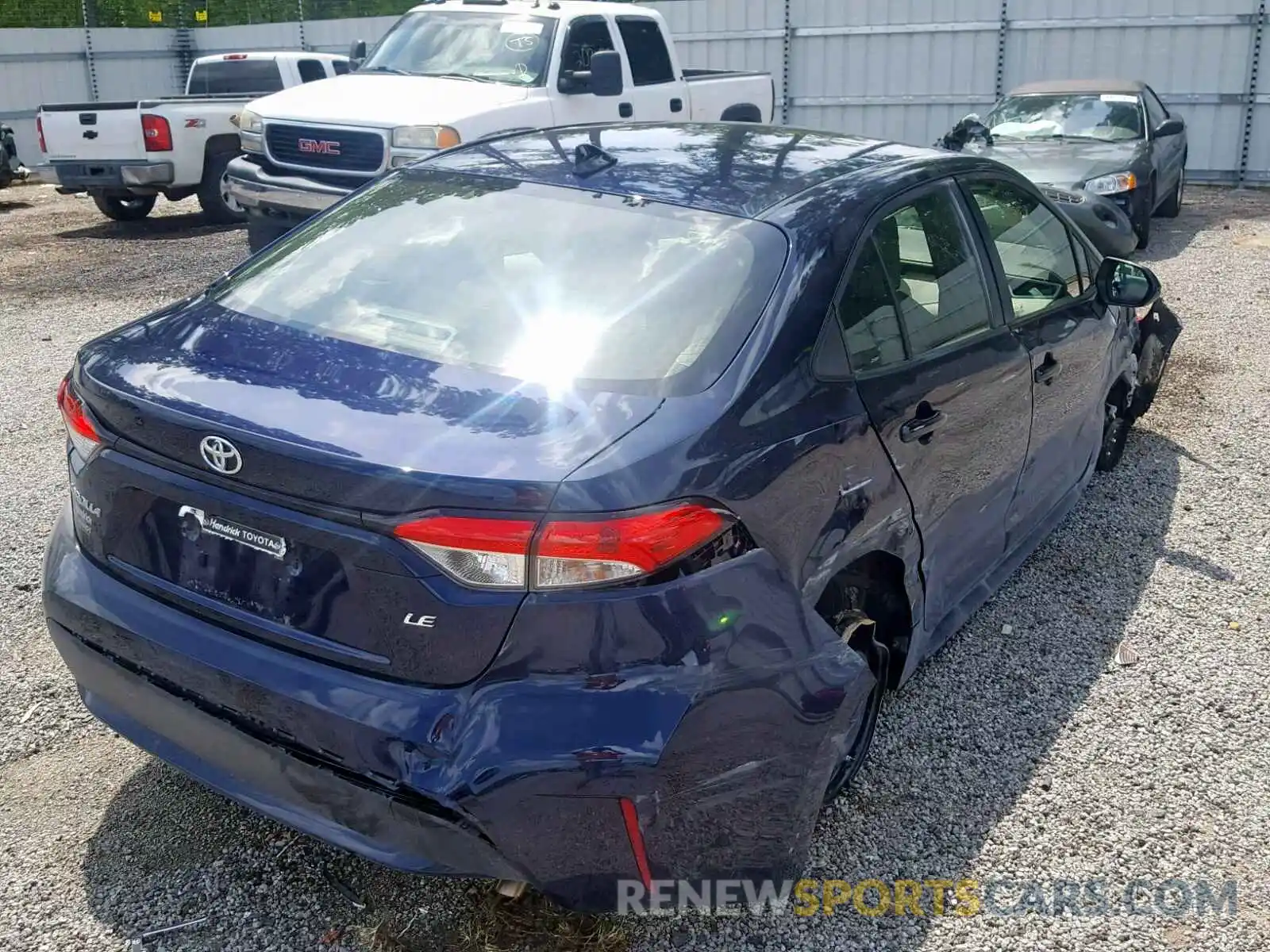 4 Photograph of a damaged car JTDEPRAEXLJ051083 TOYOTA COROLLA 2020