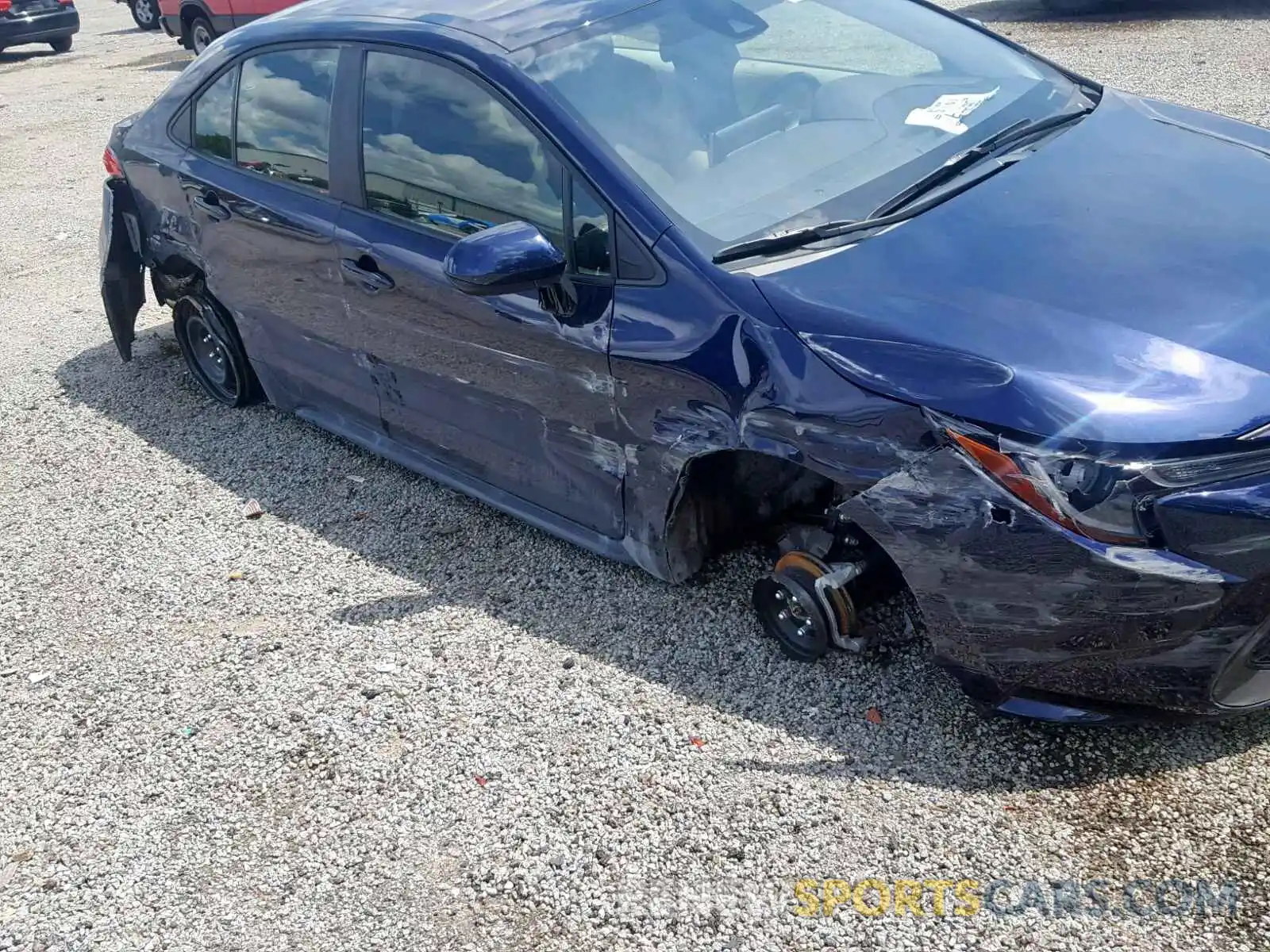 9 Photograph of a damaged car JTDEPRAEXLJ051083 TOYOTA COROLLA 2020