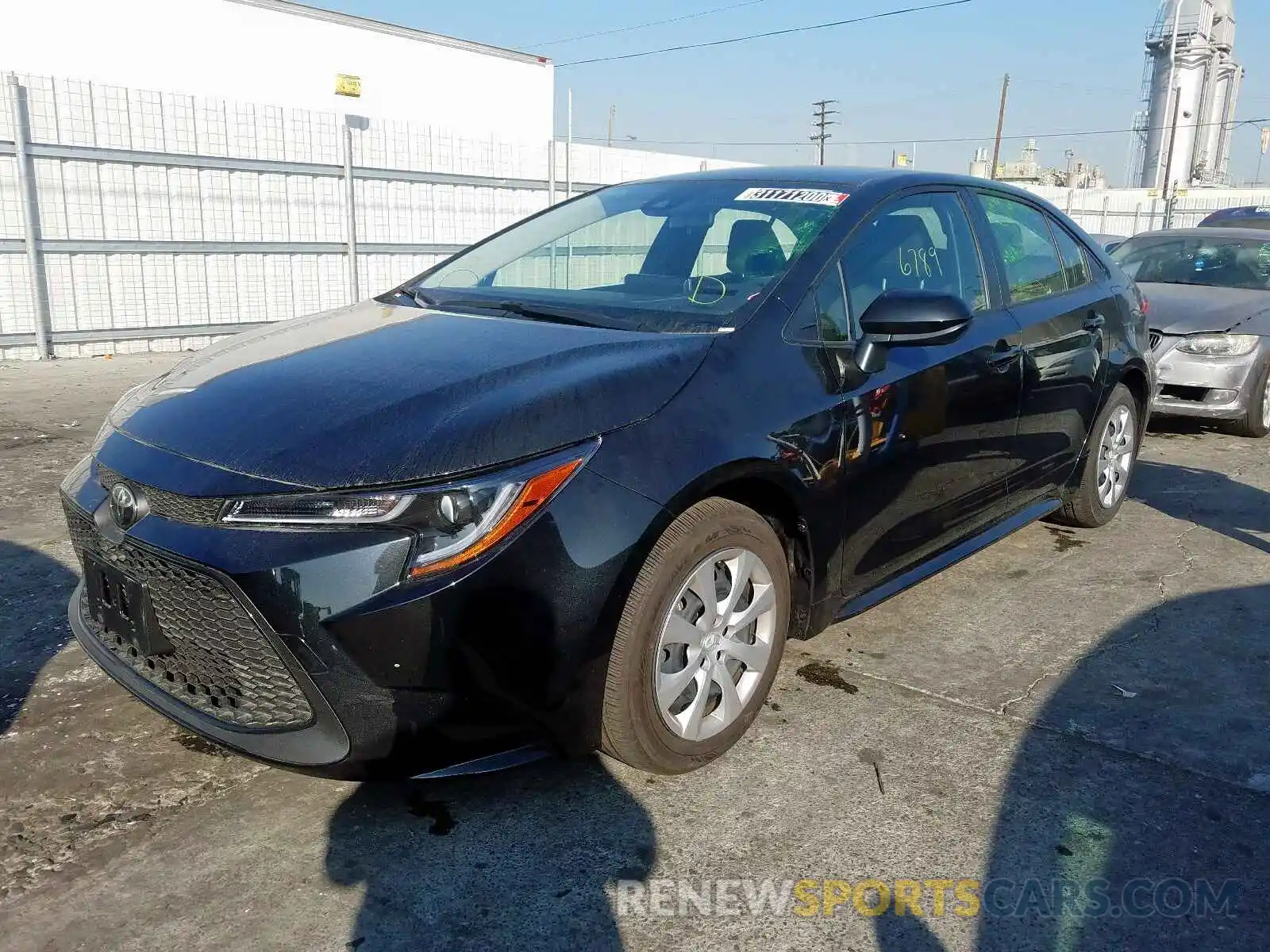 2 Photograph of a damaged car JTDEPRAEXLJ051620 TOYOTA COROLLA 2020