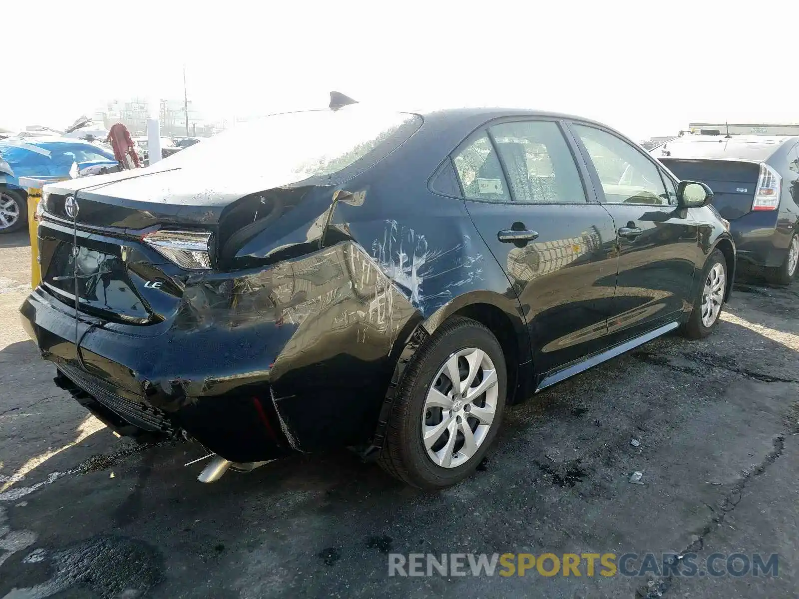 4 Photograph of a damaged car JTDEPRAEXLJ051620 TOYOTA COROLLA 2020